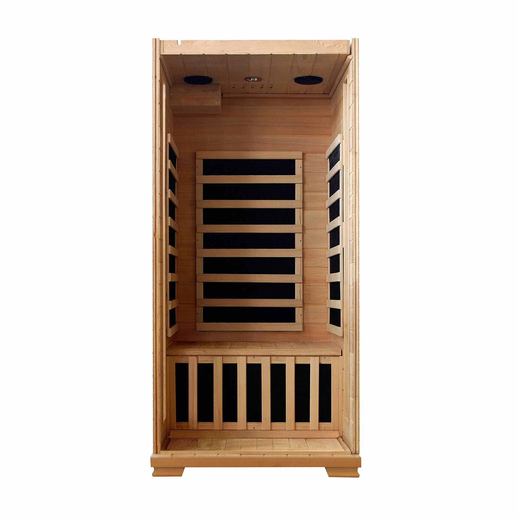 HeatWave Buena Vista 1-2 Person 4 Carbon Indoor FAR Infrared Sauna - Image 4