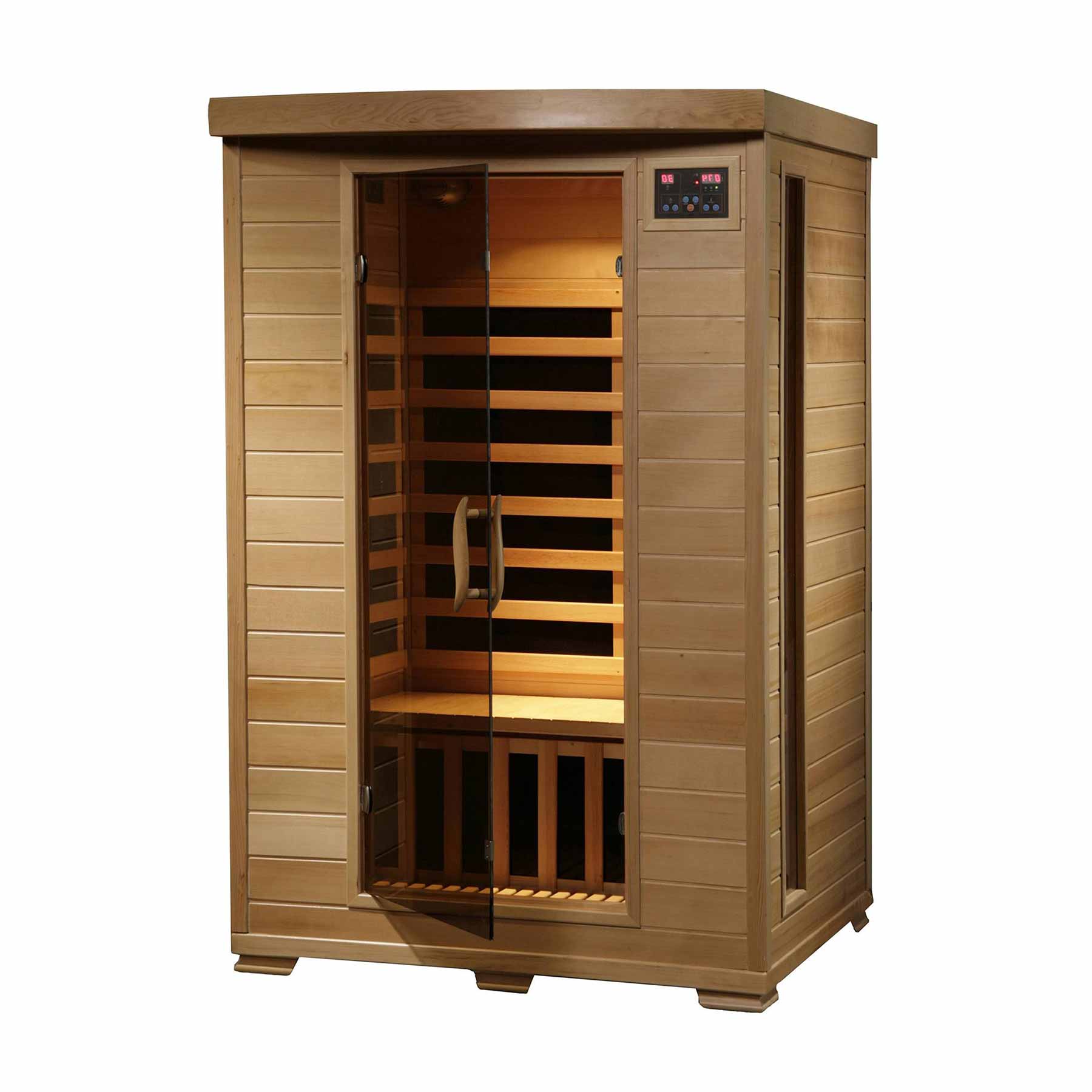 HeatWave Coronado 2 Person 6 Carbon Indoor Low-EMF FAR Infrared Sauna