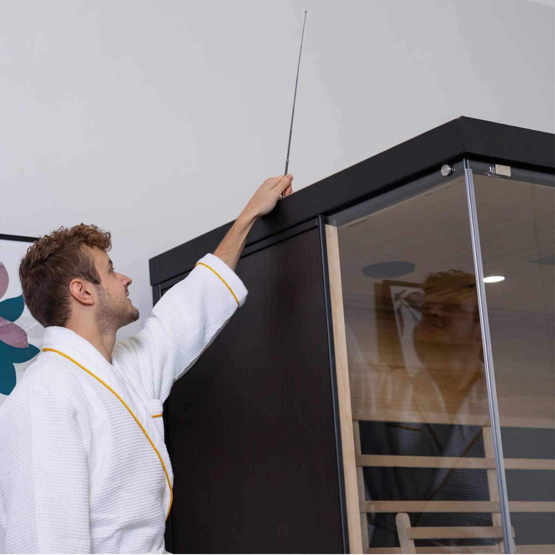 HeatWave Sirona 3 Person 8 Carbon Indoor Infrared Sauna - Image 2