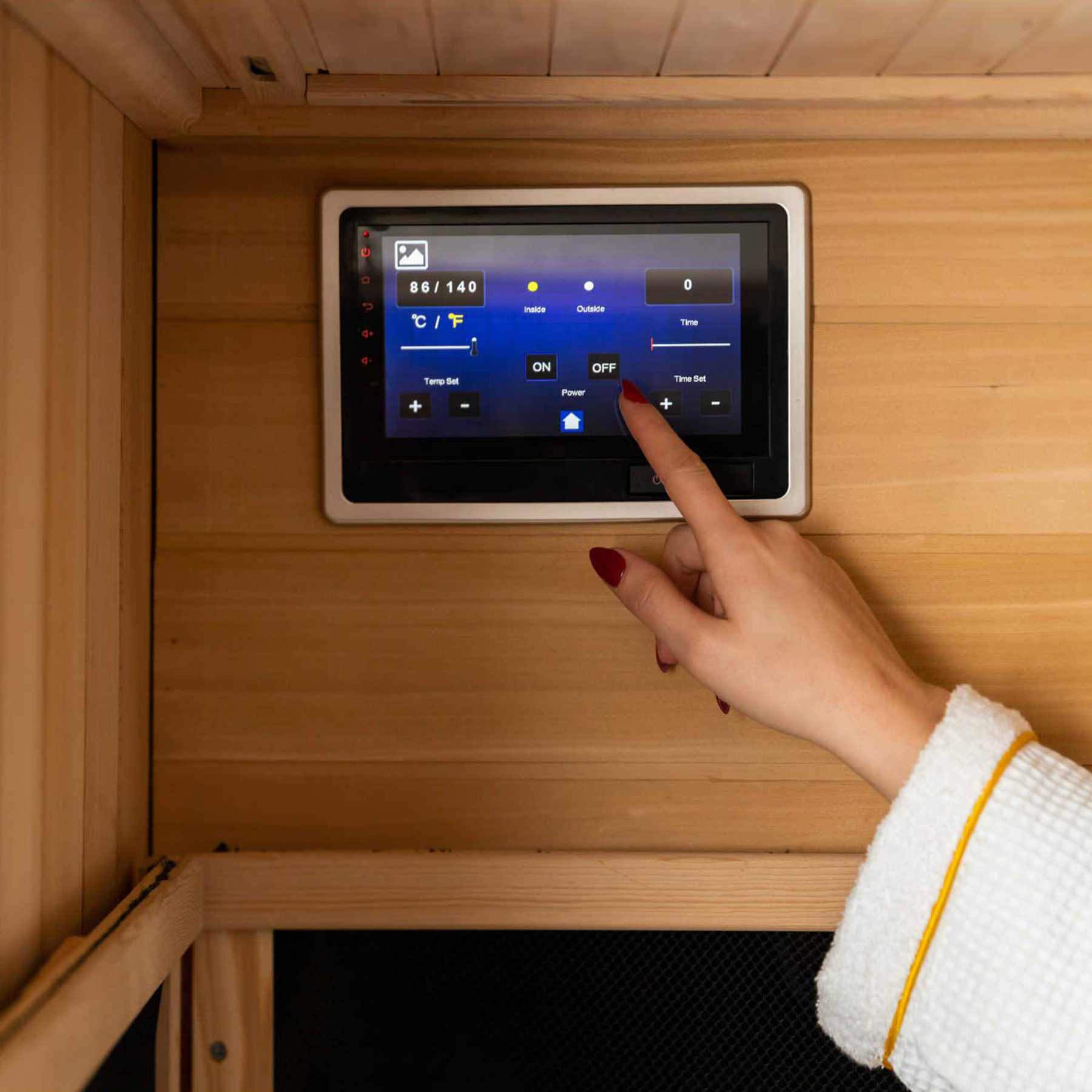 HeatWave Sirona 4 Person 8 Carbon Indoor Infrared Sauna - Image 4