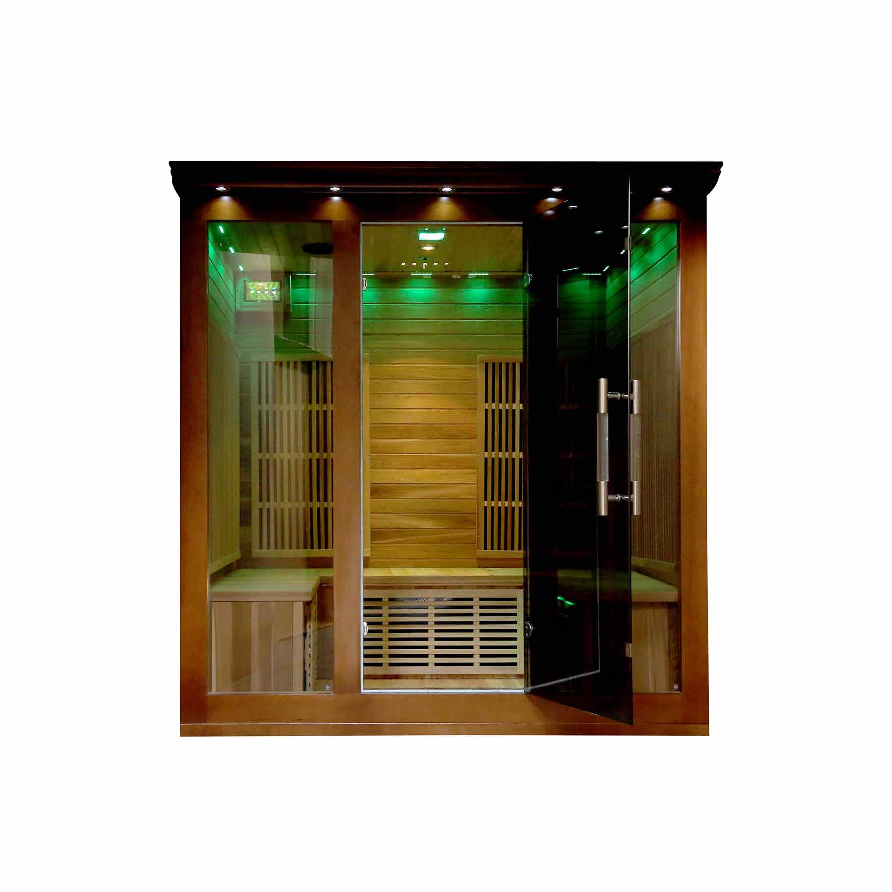 HeatWave Elite 4-5 Person 9 Carbon Indoor Low-EMF Infrared Sauna - Image 3