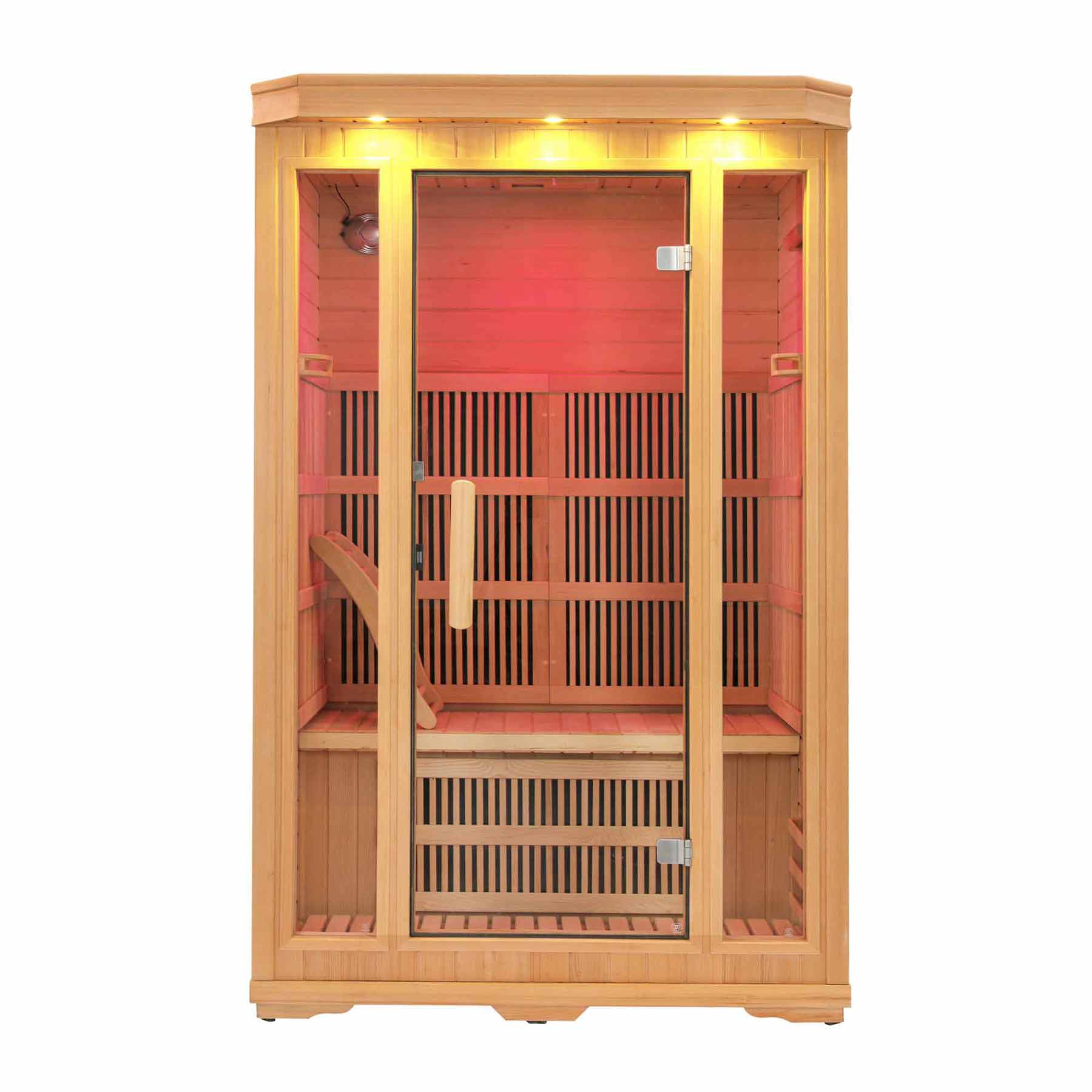 HeatWave 2 Person 6 Carbon Hemlock Indoor Infrared Sauna