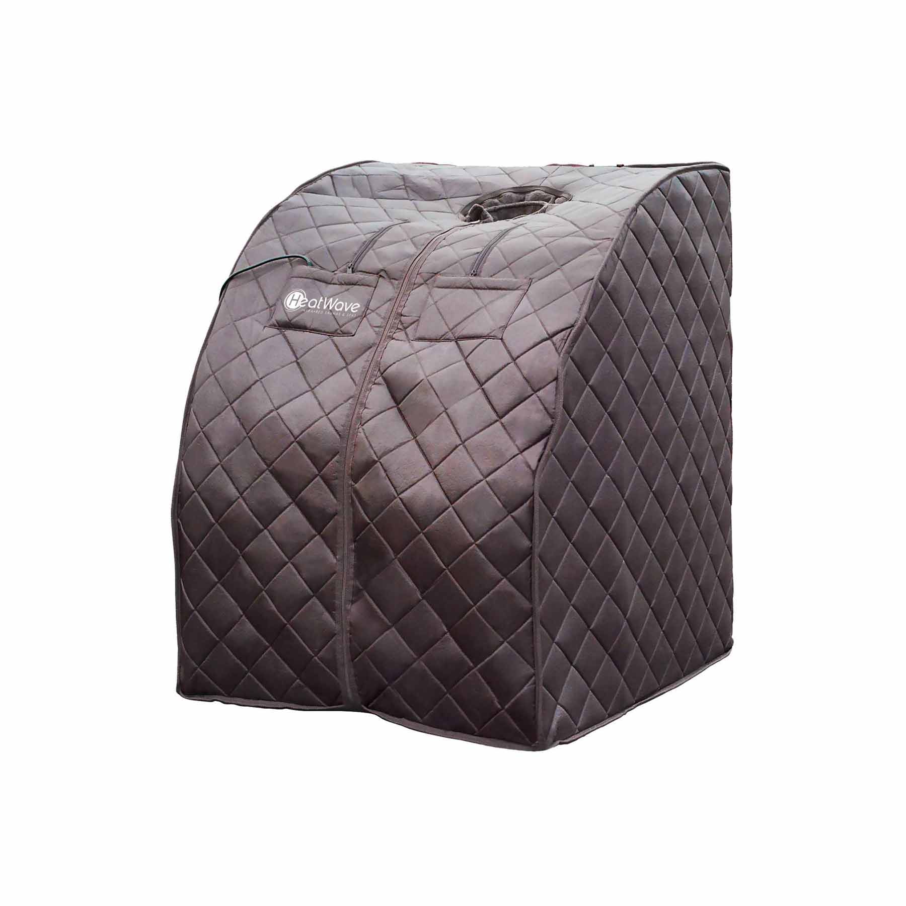 HeatWave Harmony 1 Person 4 Carbon Brown Low EMF Portable Sauna - Image 2