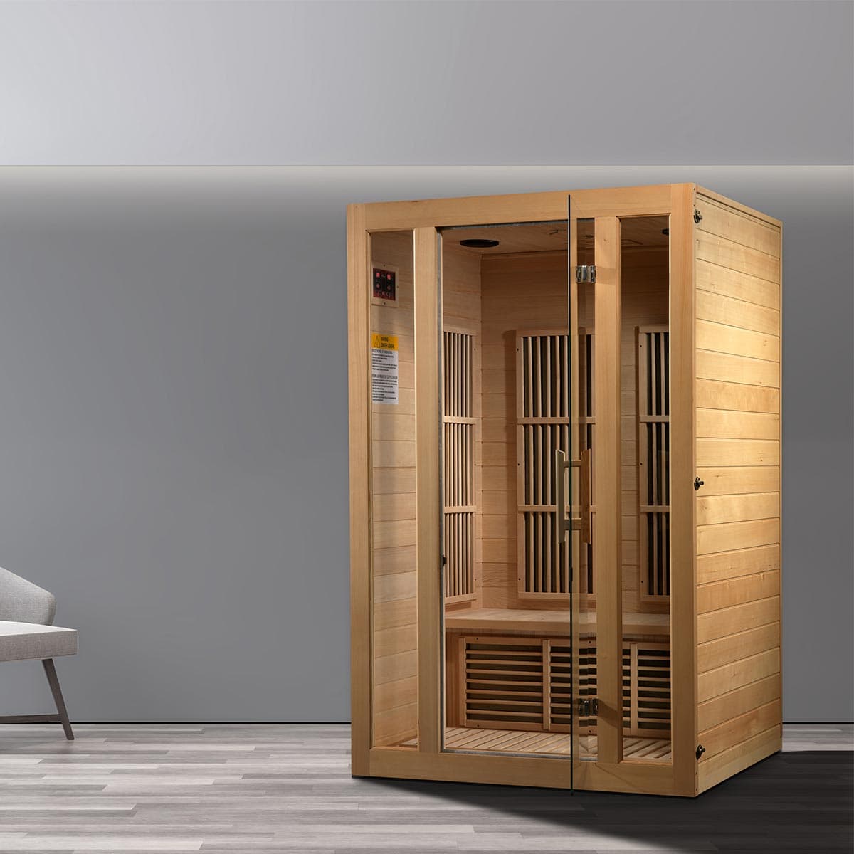 Maxxus Seattle 2 Person 6 Panels Low EMF Indoor FAR Infrared Sauna - Image 7