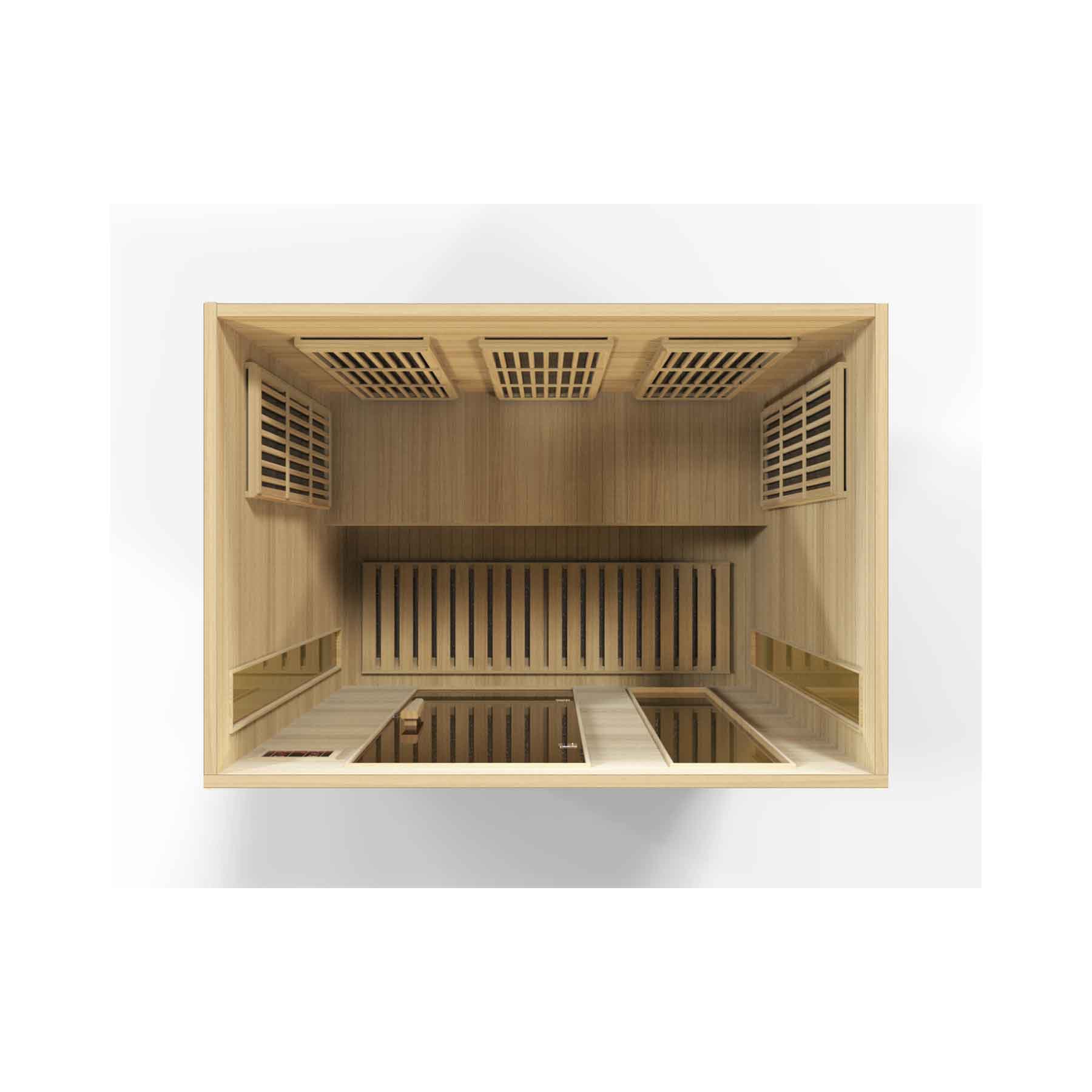 Maxxus 3 Person 7 Panels Low EMF Indoor FAR Infrared Sauna - Image 4