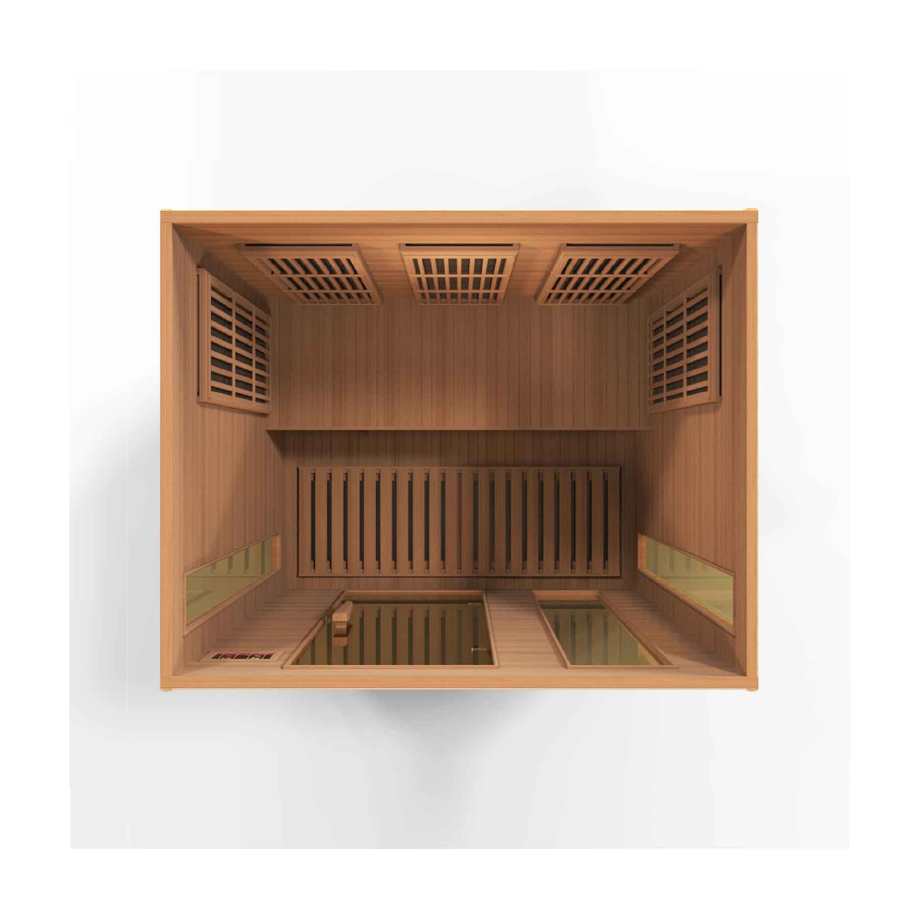 Maxxus 3 Person 7 Panels Low EMF Indoor FAR Infrared Sauna - Image 6