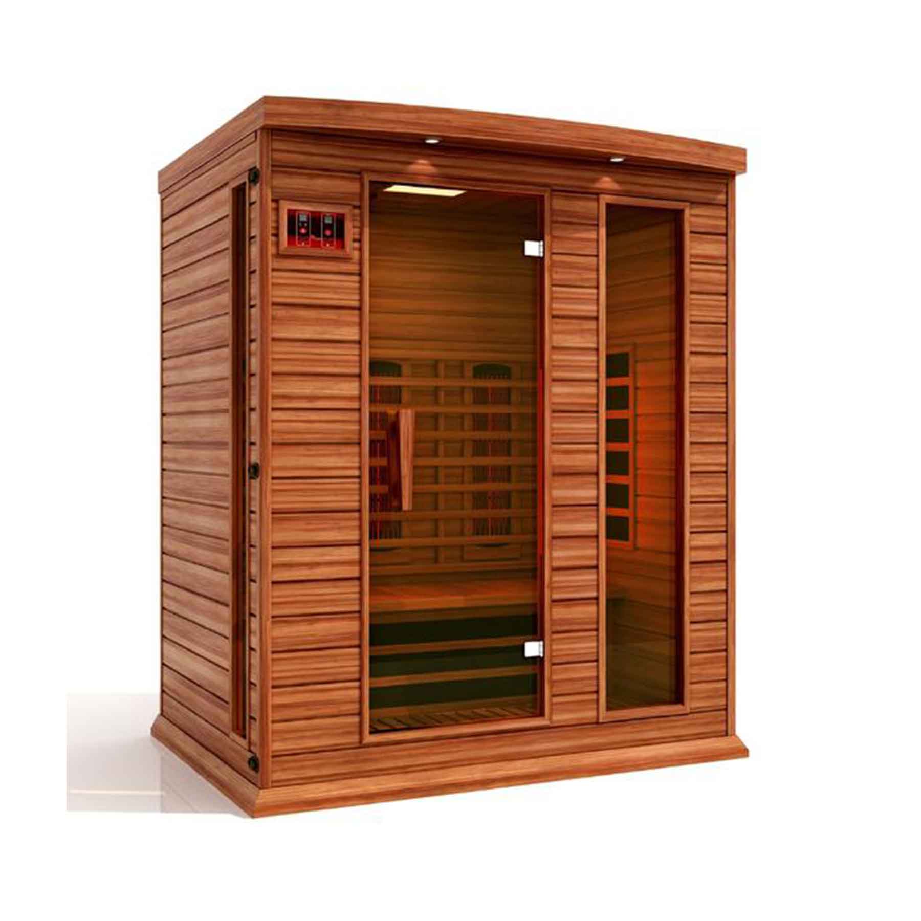 Maxxus 3 Person Full Spectrum Near Zero EMF Indoor FAR IR Sauna - Image 2
