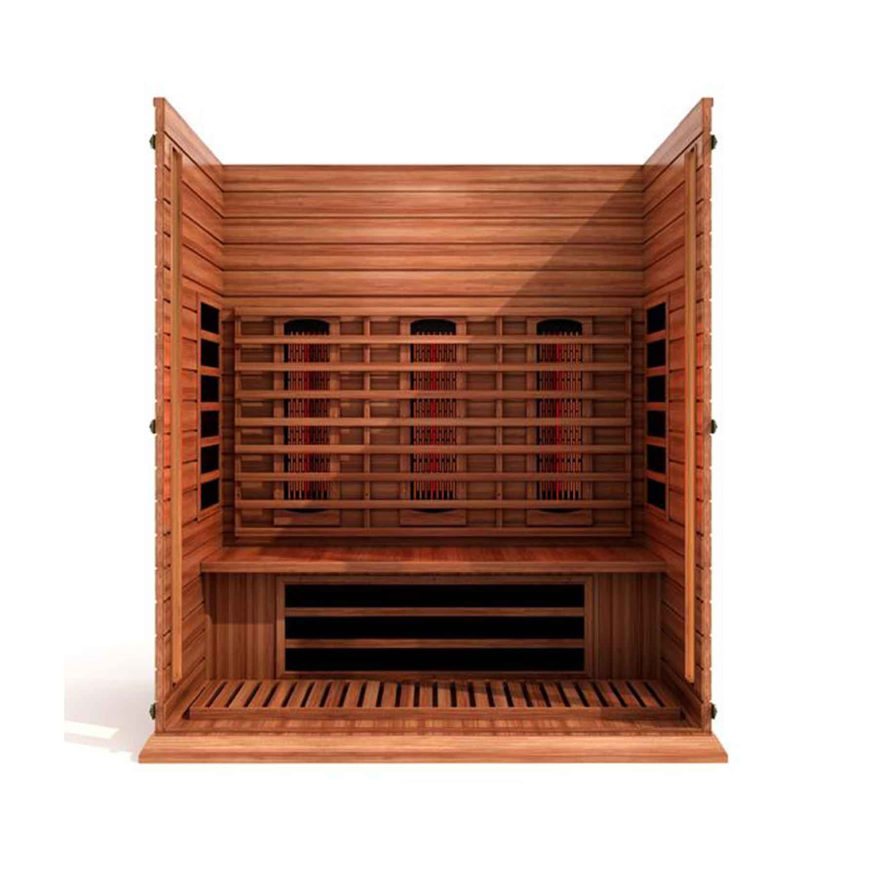 Maxxus 3 Person Full Spectrum Near Zero EMF Indoor FAR IR Sauna - Image 3