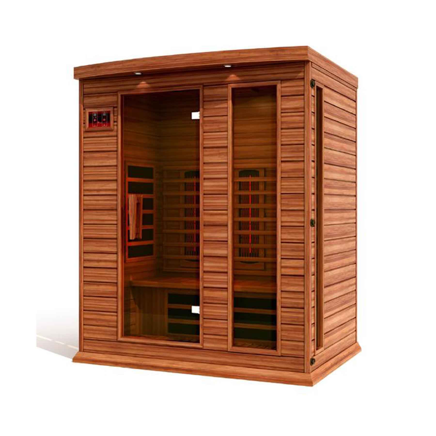 Maxxus 3 Person Full Spectrum Near Zero EMF Indoor FAR IR Sauna - Image 6