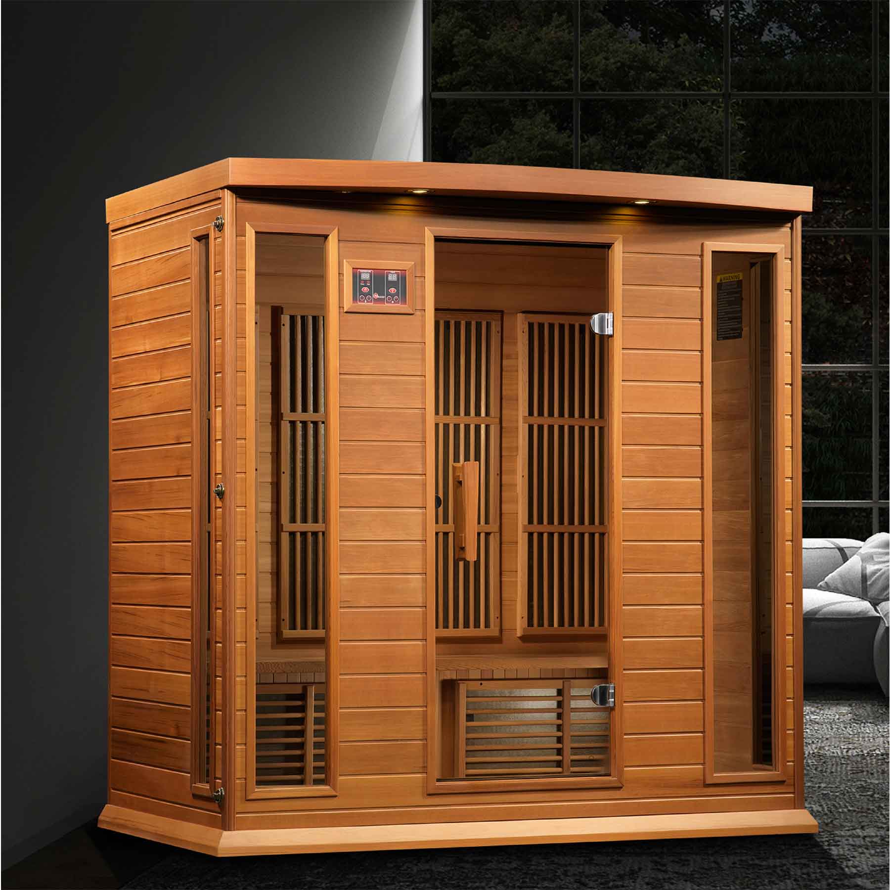 Maxxus 4 Person 9 Panels Near Zero EMF Indoor FAR Infrared Sauna - Image 4