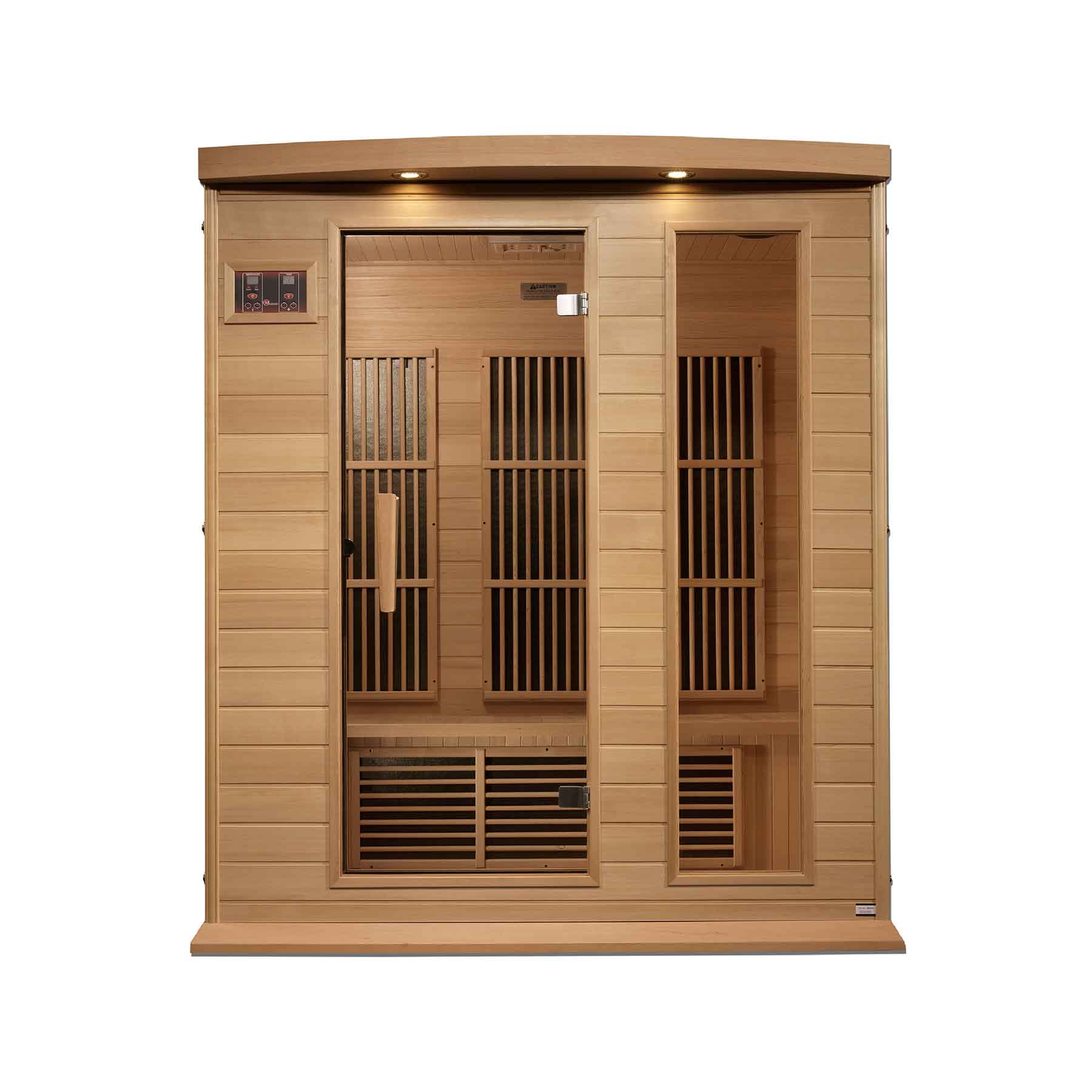 Maxxus 3 Person 7 Panels Near Zero EMF Indoor FAR Infrared Sauna - Image 2