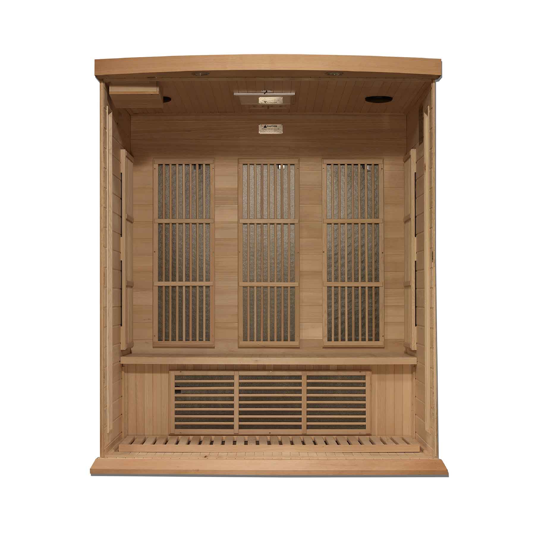 Maxxus 3 Person 7 Panels Near Zero EMF Indoor FAR Infrared Sauna - Image 3
