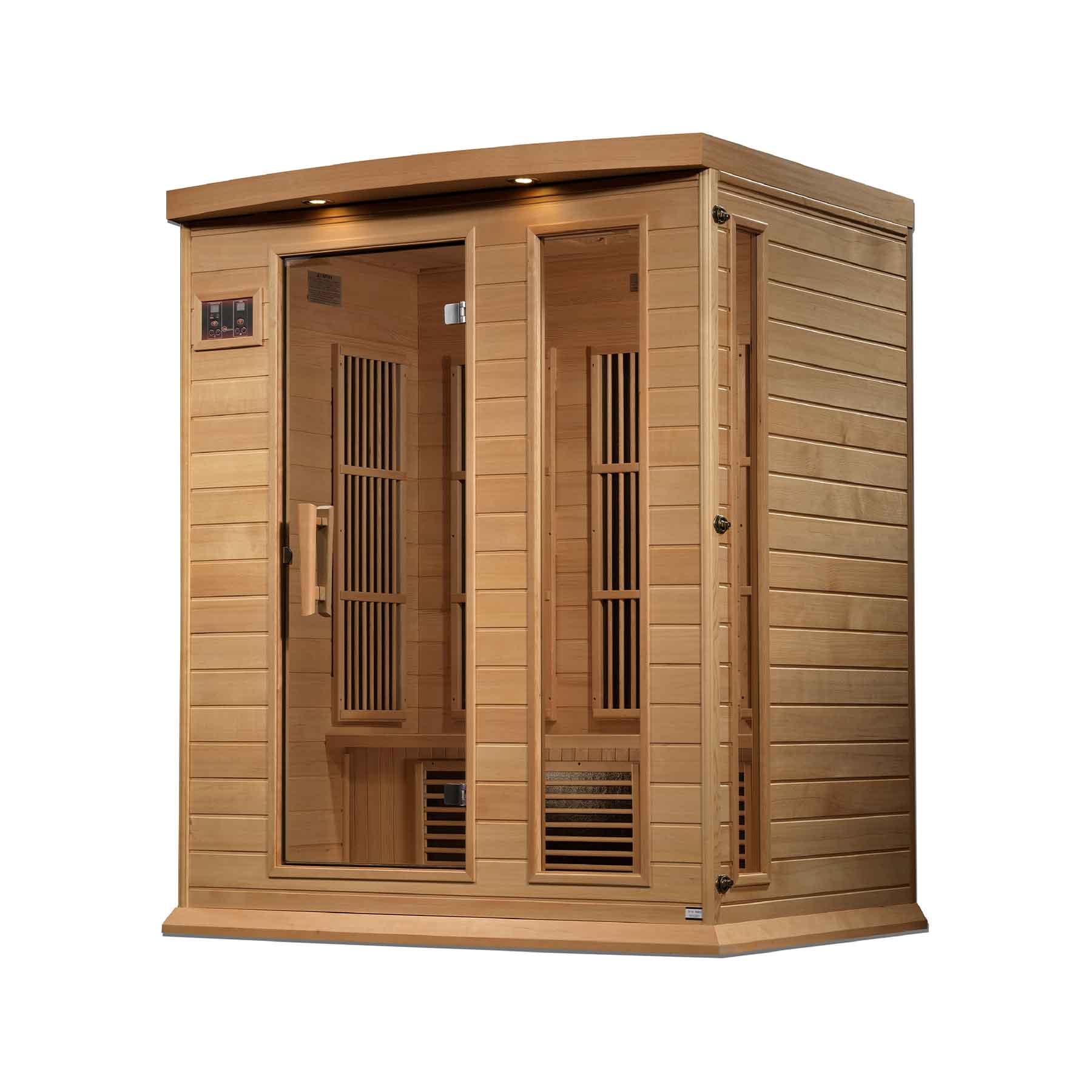 Maxxus 3 Person 7 Panels Near Zero EMF Indoor FAR Infrared Sauna - Image 5