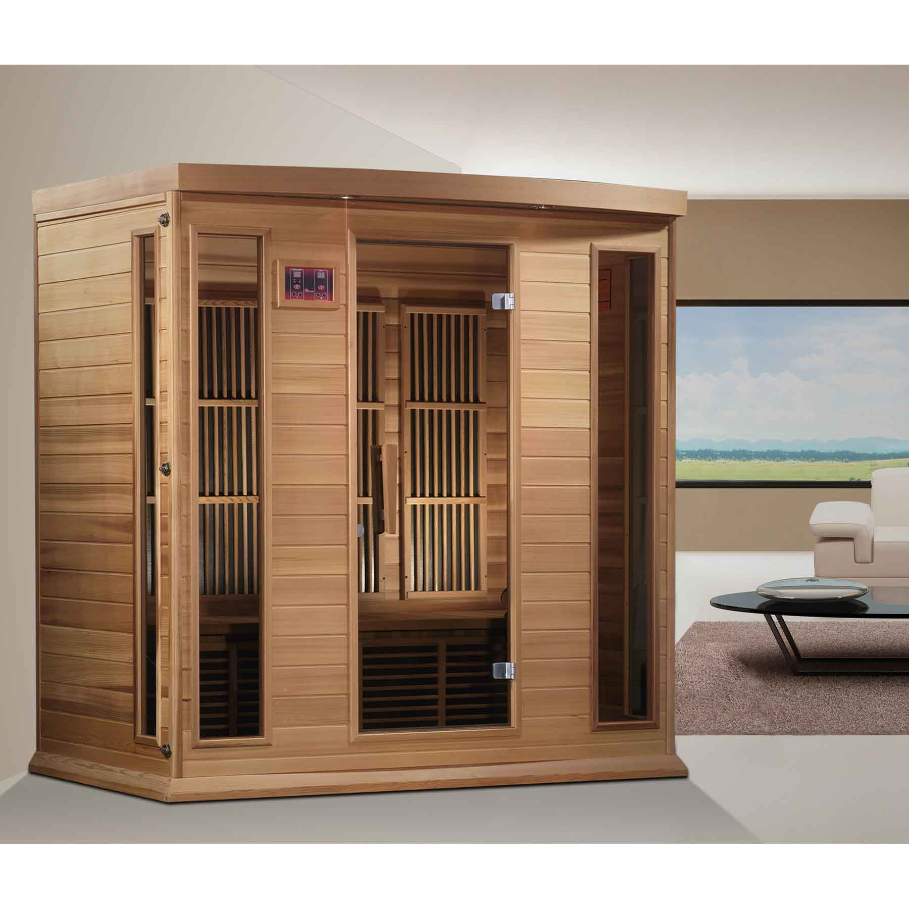Maxxus 4 Person 9 Panels Low EMF Indoor FAR Infrared Sauna - Image 5