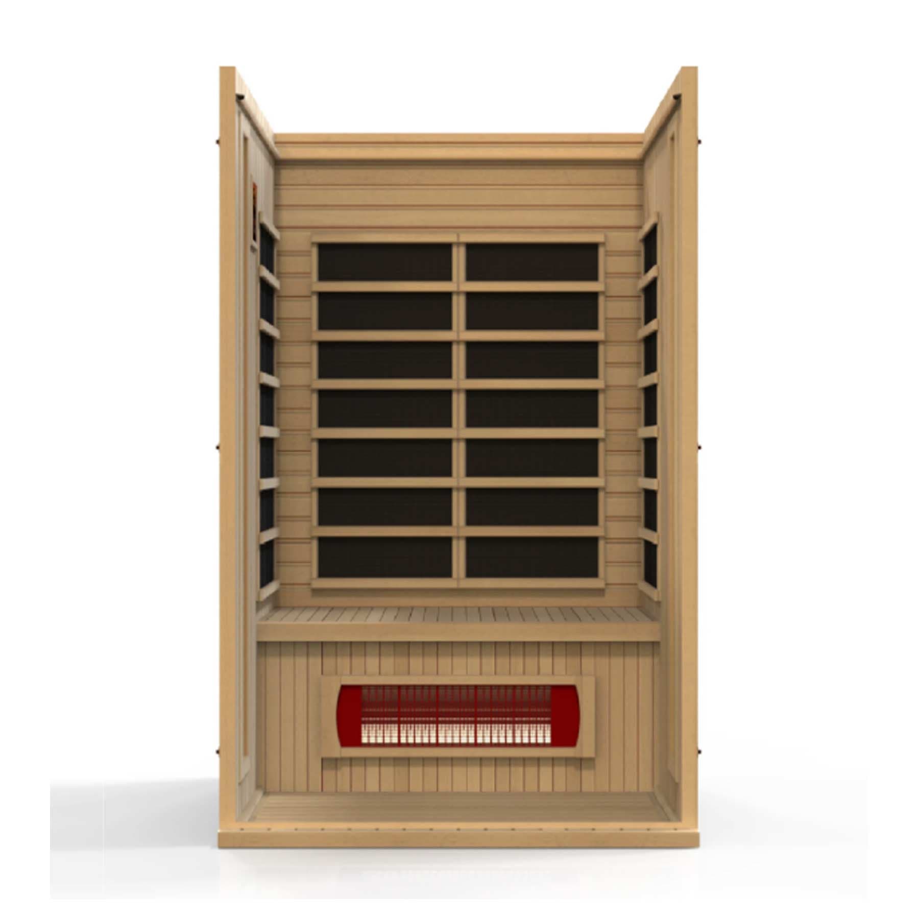 Maxxus Serenity 2 Person Dual Tech Low EMF Indoor FAR Infrared Sauna - Image 4