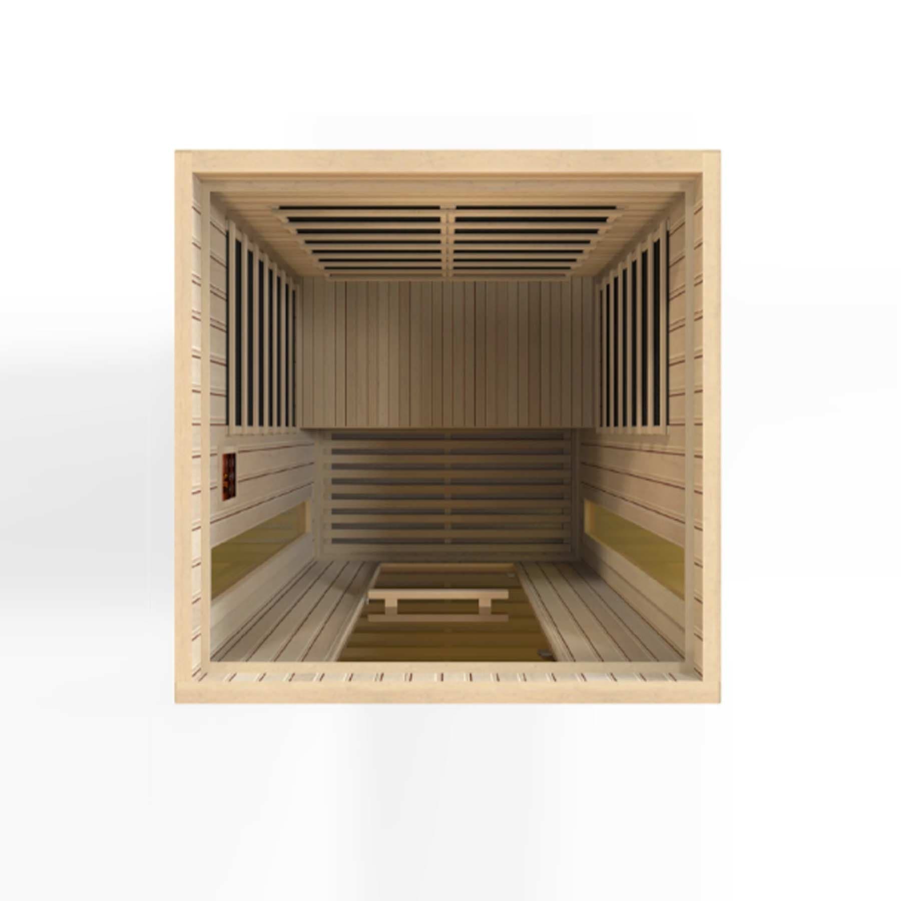 Maxxus Serenity 2 Person Dual Tech Low EMF Indoor FAR Infrared Sauna - Image 5