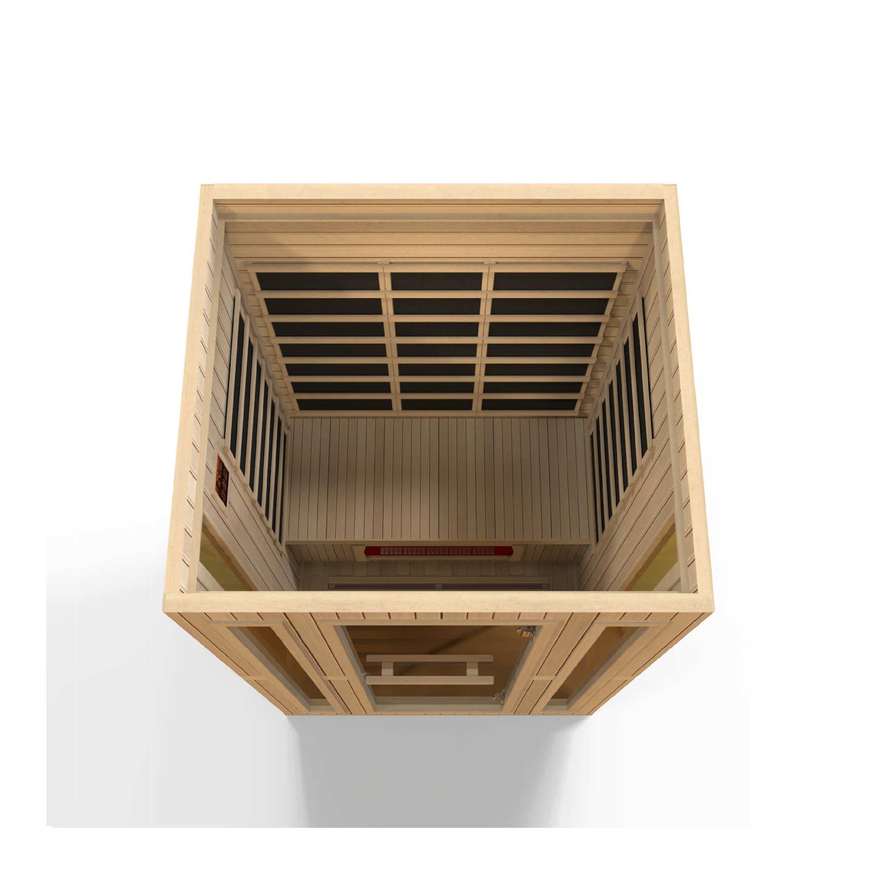 Maxxus Trinity 3 Person Dual Tech Low EMF Indoor FAR Infrared Sauna - Image 6