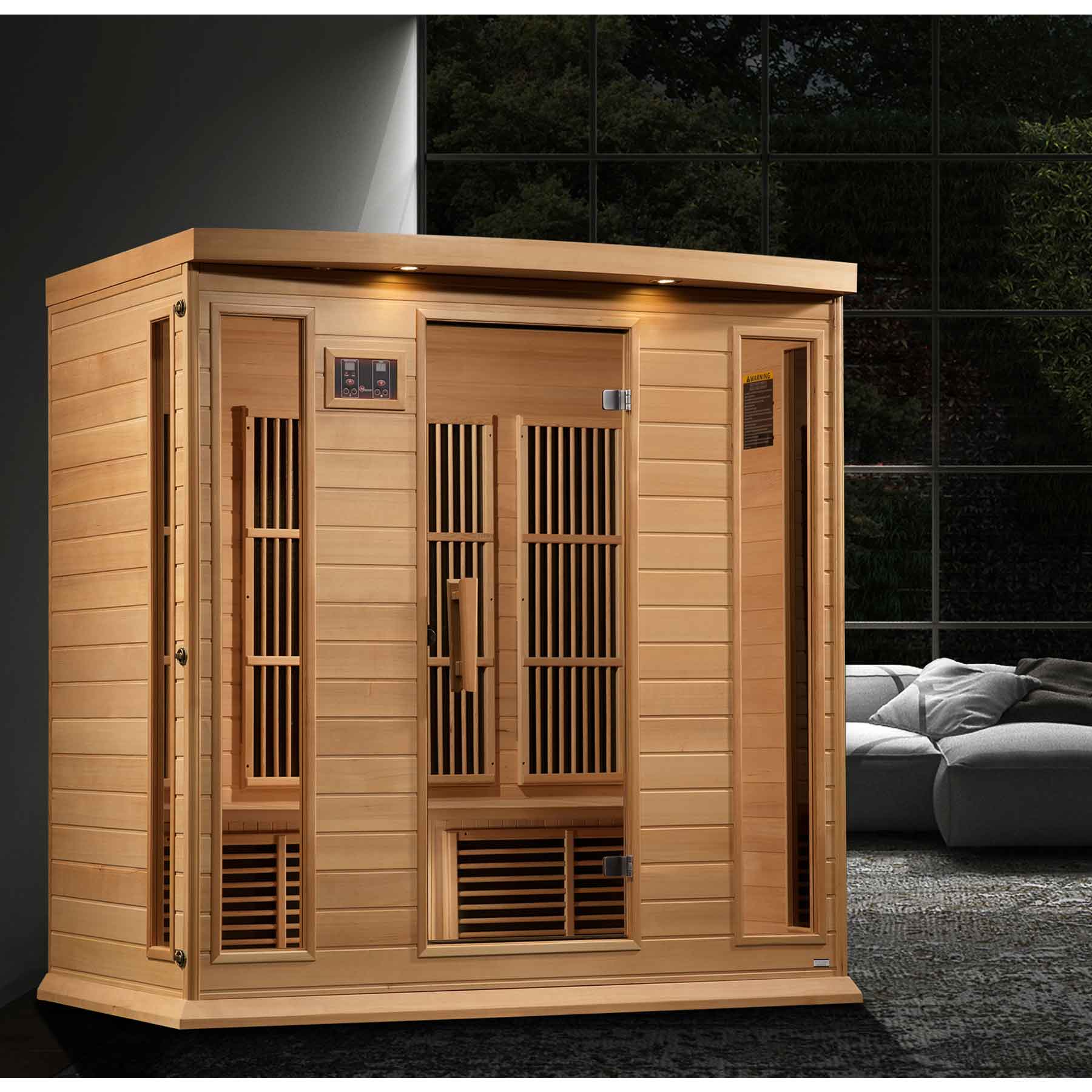Maxxus 4 Person 9 Panels Near Zero EMF Indoor FAR Infrared Sauna - Image 8