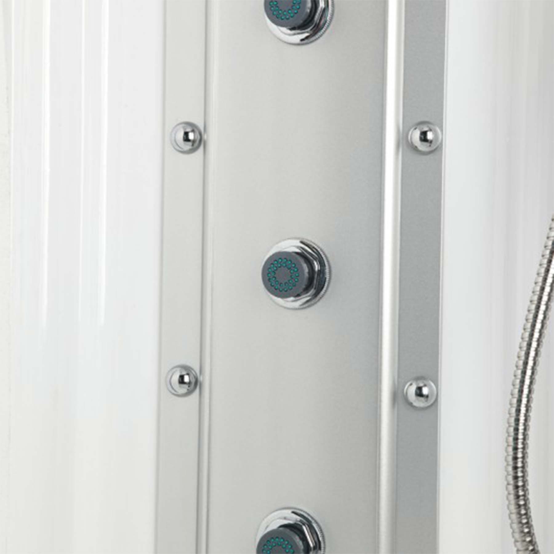 Mesa WS-608P 63L x 63W x 85H 2 Person Jetted Tub Steam Shower - Image 6
