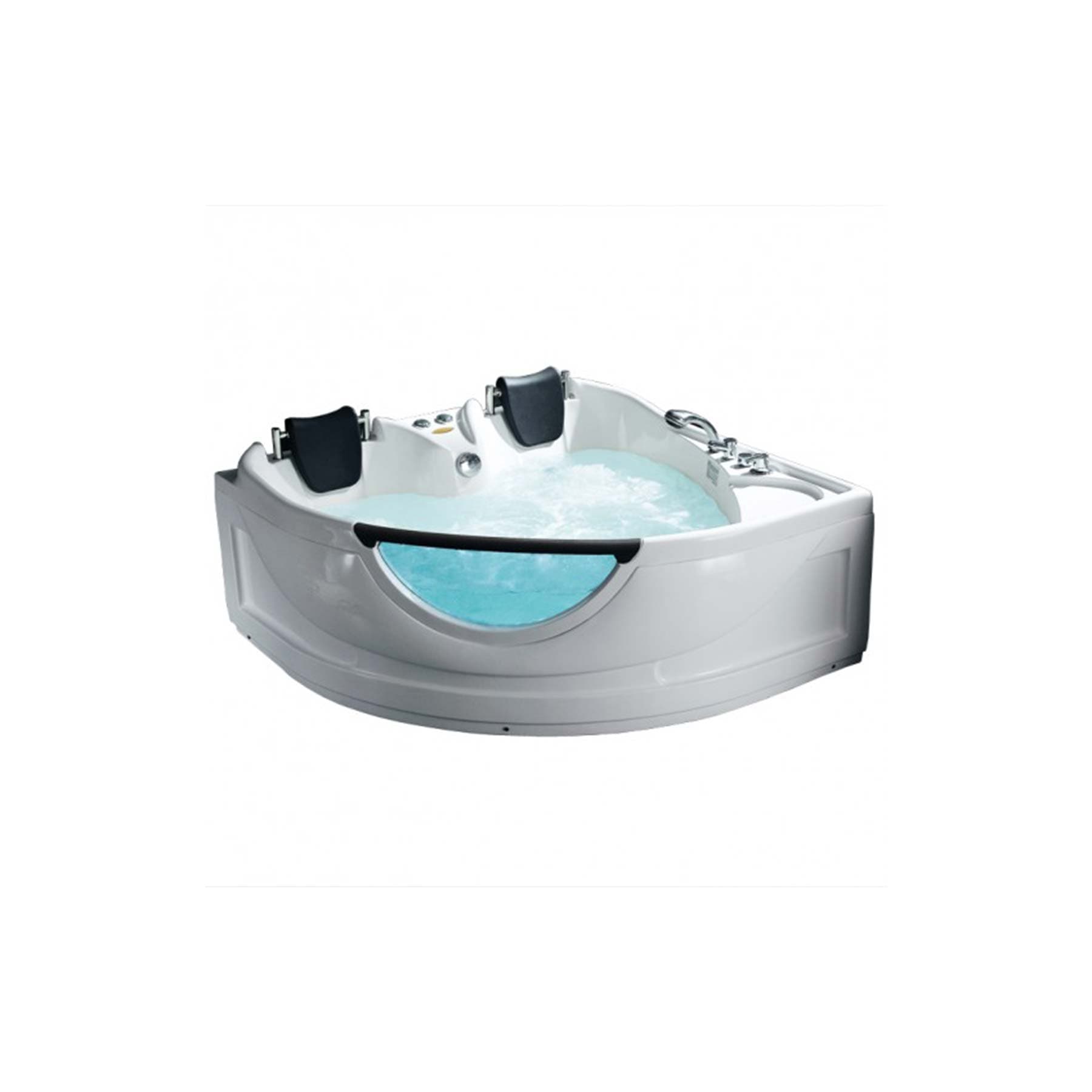 Mesa BT-150150 2 Person 16 Jetted Corner Whirlpool Bathtub