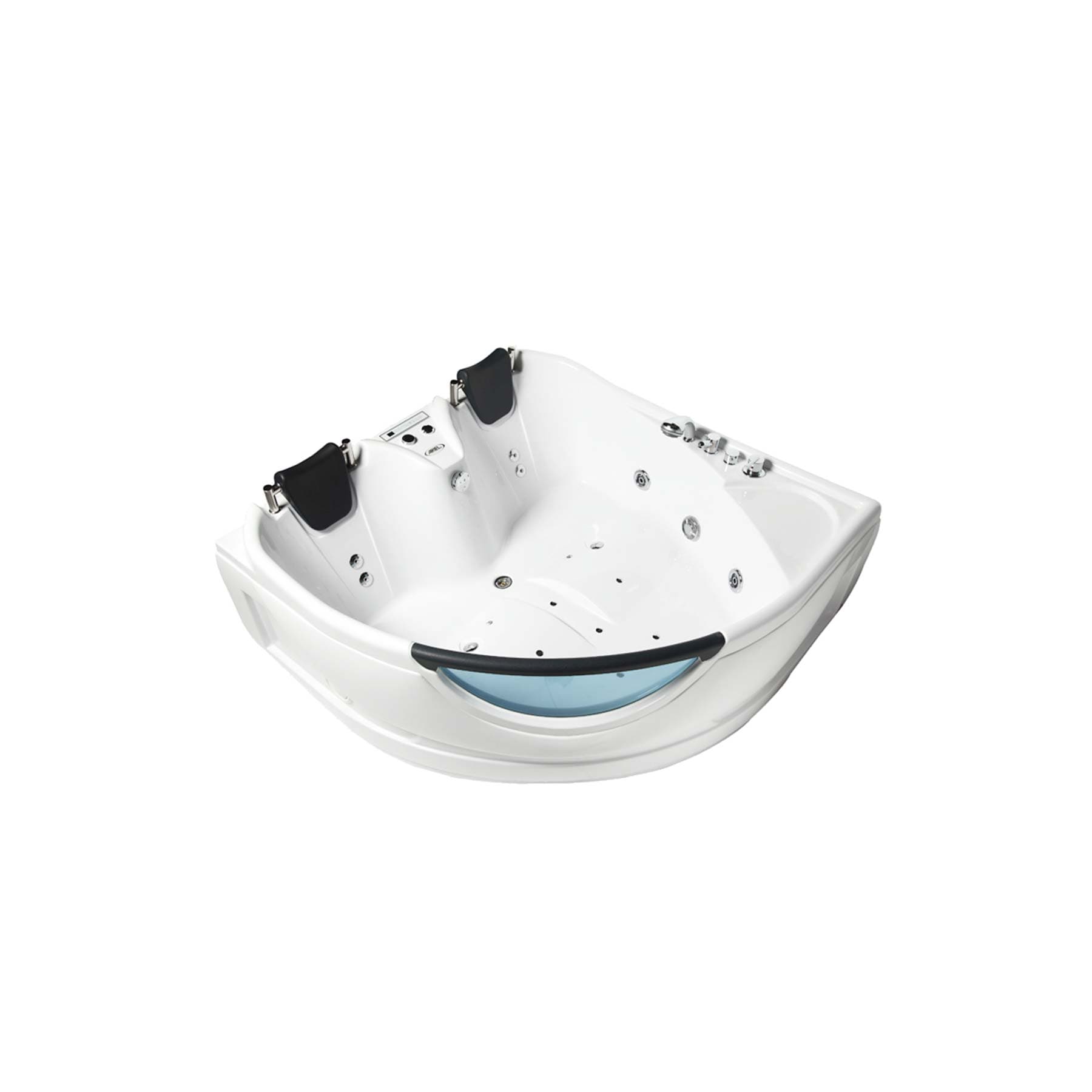 Mesa BT-150150 2 Person 16 Jetted Corner Whirlpool Bathtub - Image 2