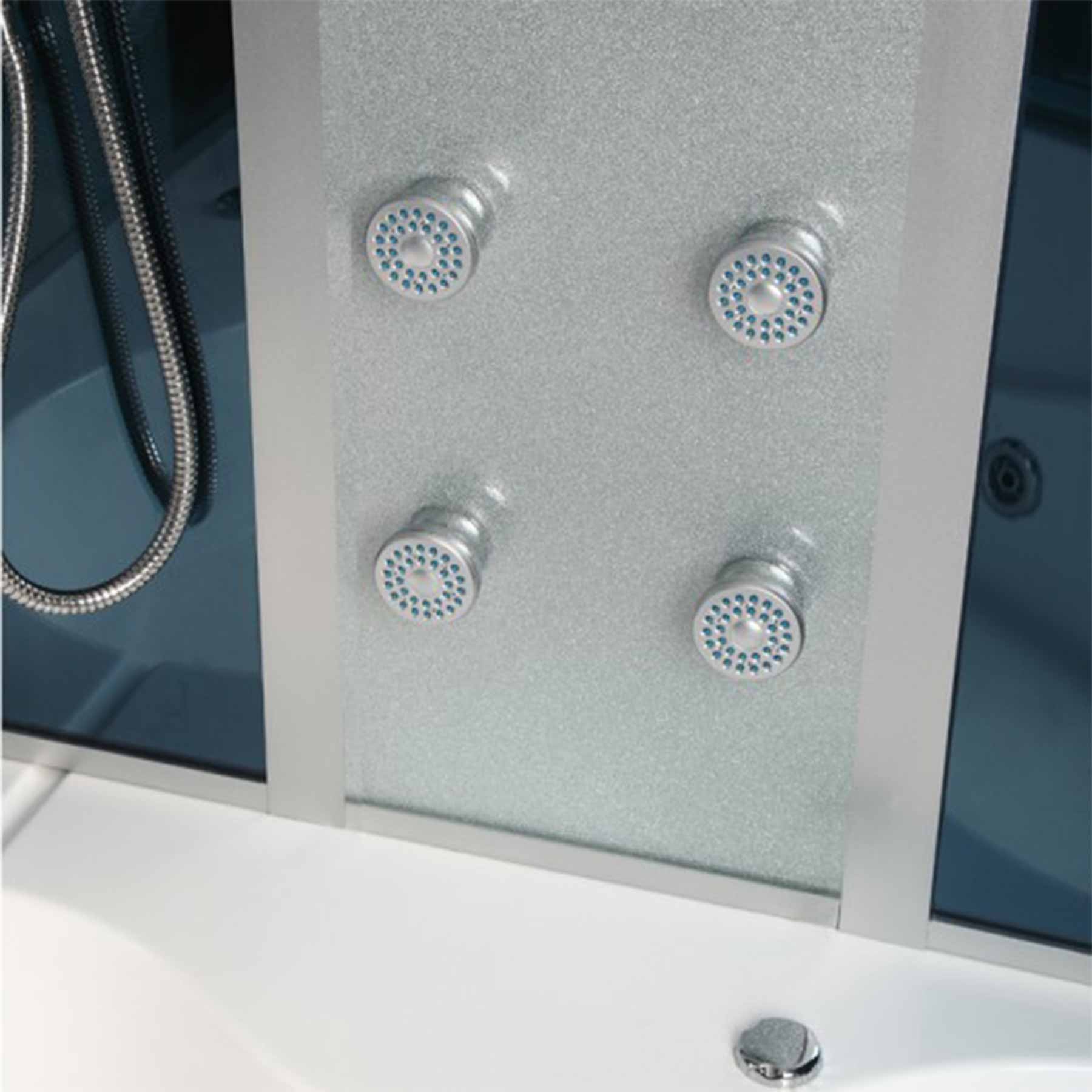 Mesa WS-701 66L x 66W x 87H 2 Person Jetted Tb Steam Shower - Image 3