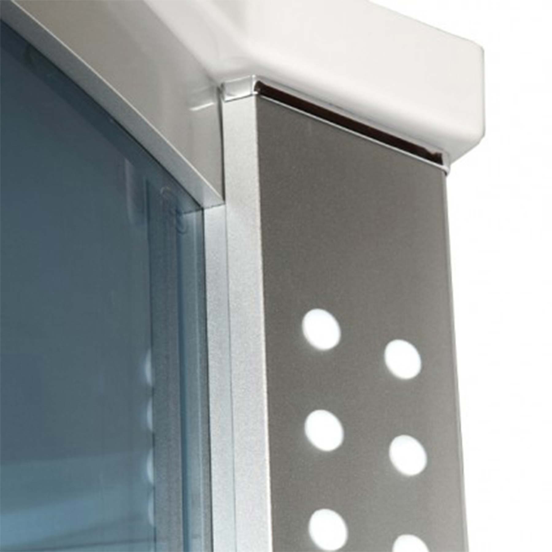 Mesa WS-701 66L x 66W x 87H 2 Person Jetted Tb Steam Shower - Image 4