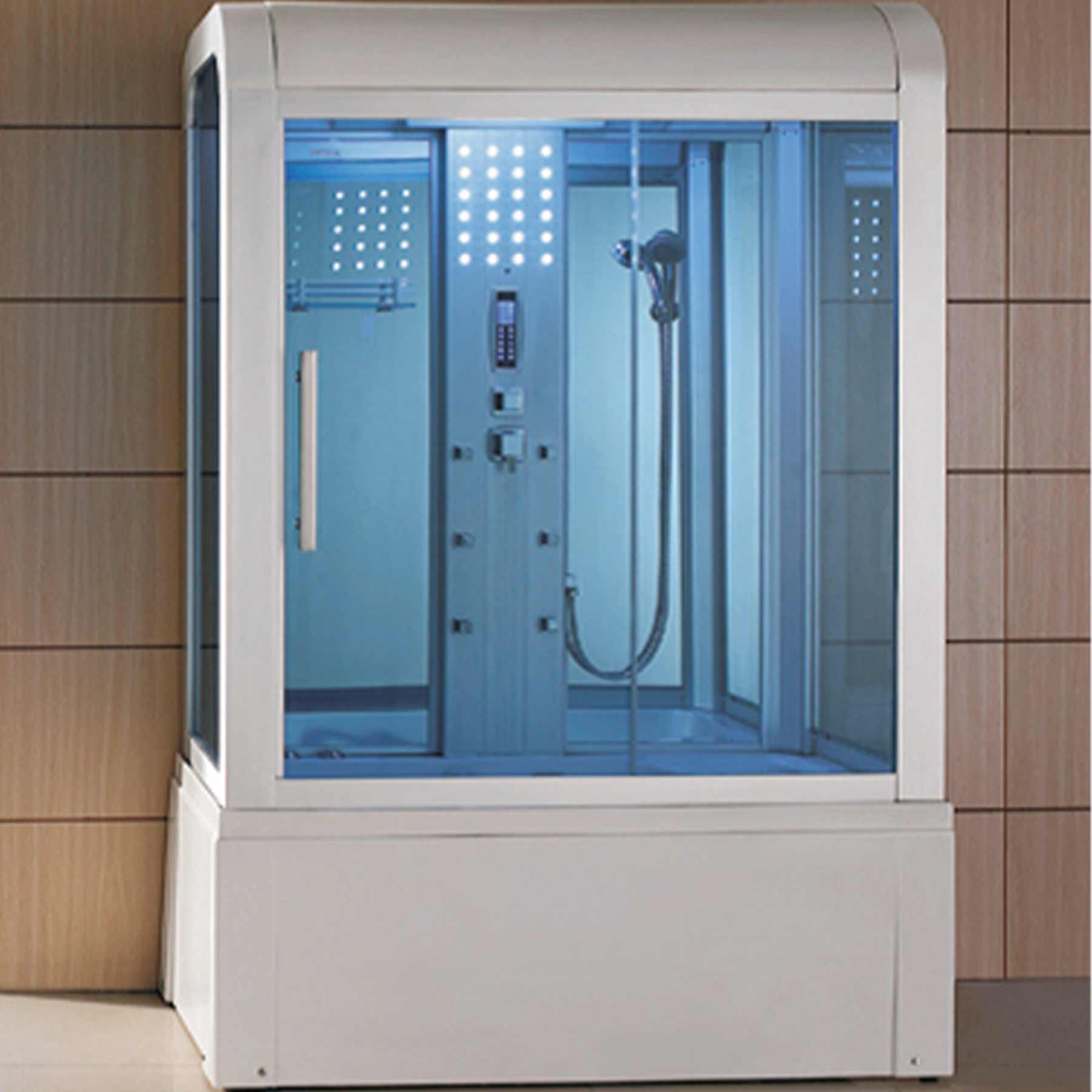 Mesa Yukon WS-501 60L x 33W x 87H 1 Person Jetted Tub Steam Shower - Image 1