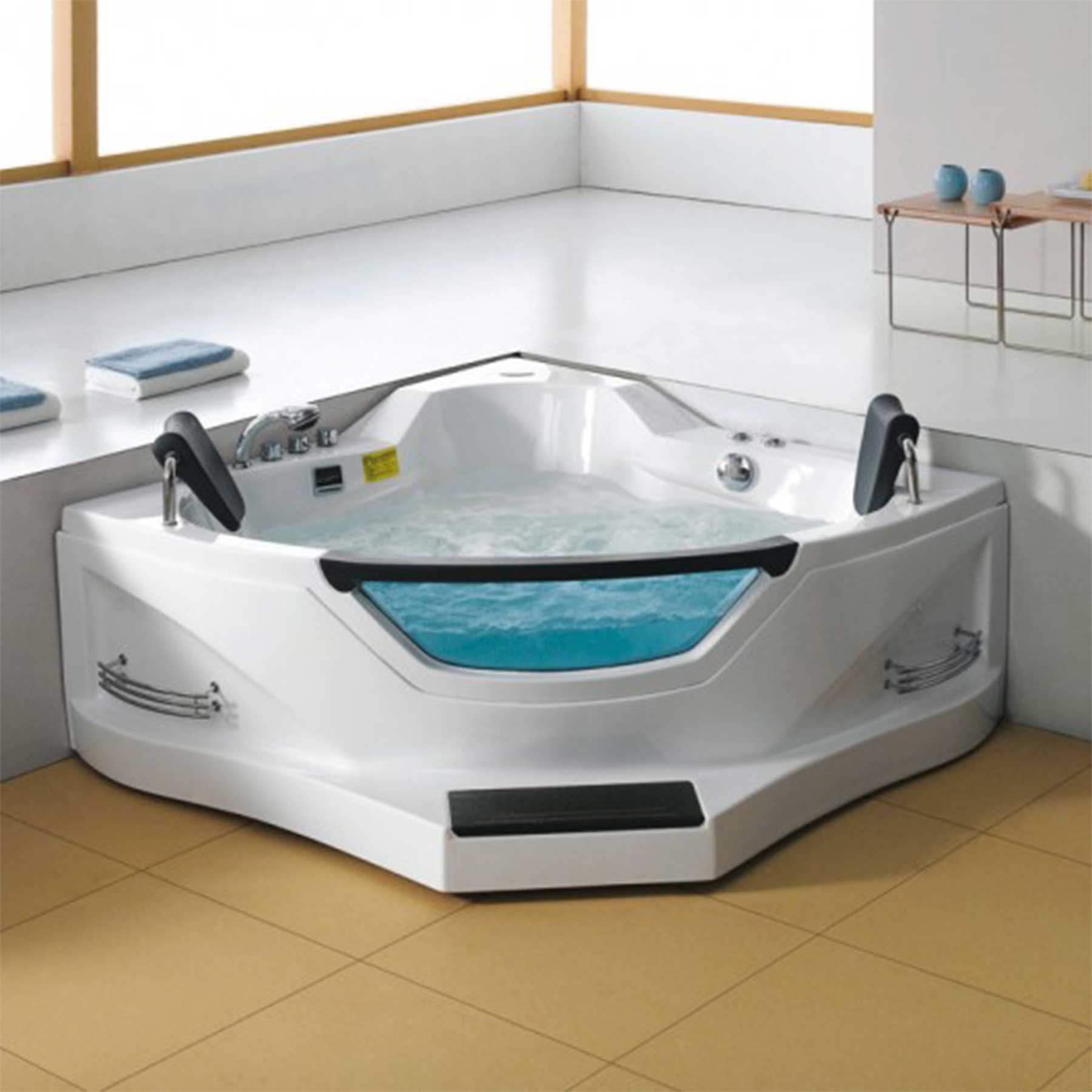 Mesa BT-084 2 Person 16 Jetted Combination Free Standing Bathtub - Image 6