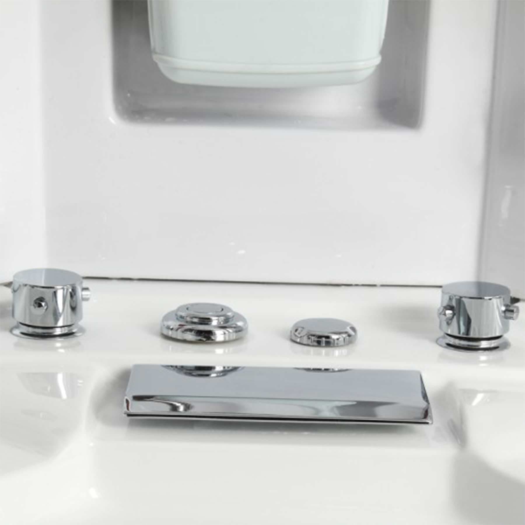 Mesa WS-609A 48L x 48W x 85H 1 Person Jetted Tub Steam Shower - Image 4