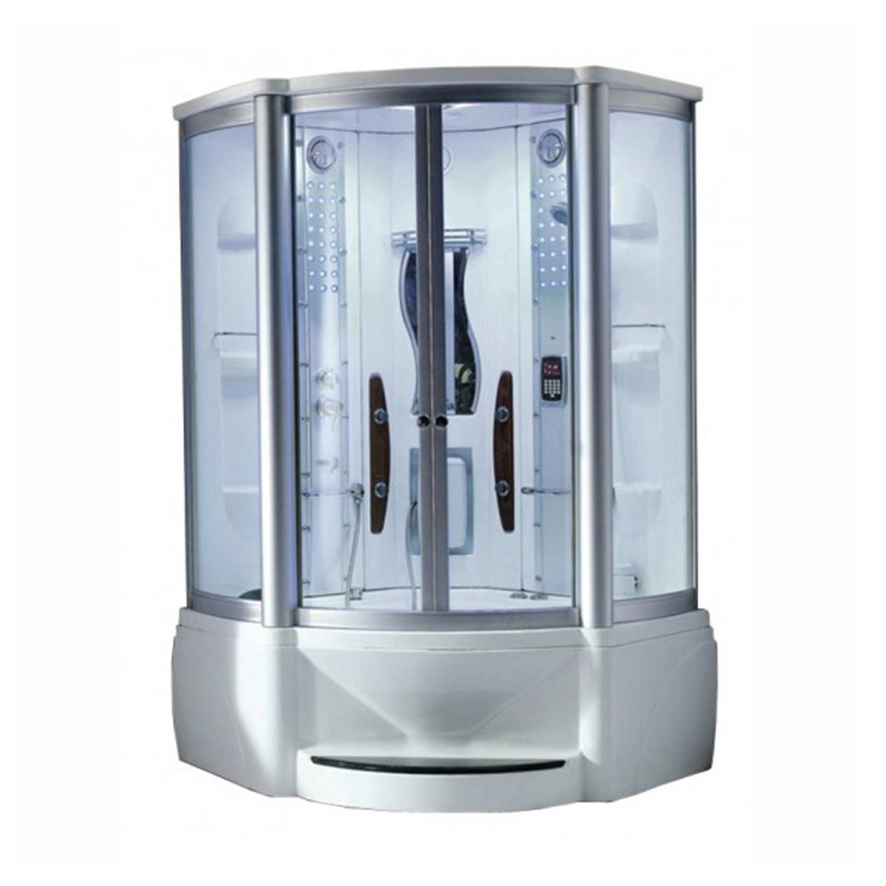 Mesa WS-609A 48L x 48W x 85H 1 Person Jetted Tub Steam Shower - Image 5