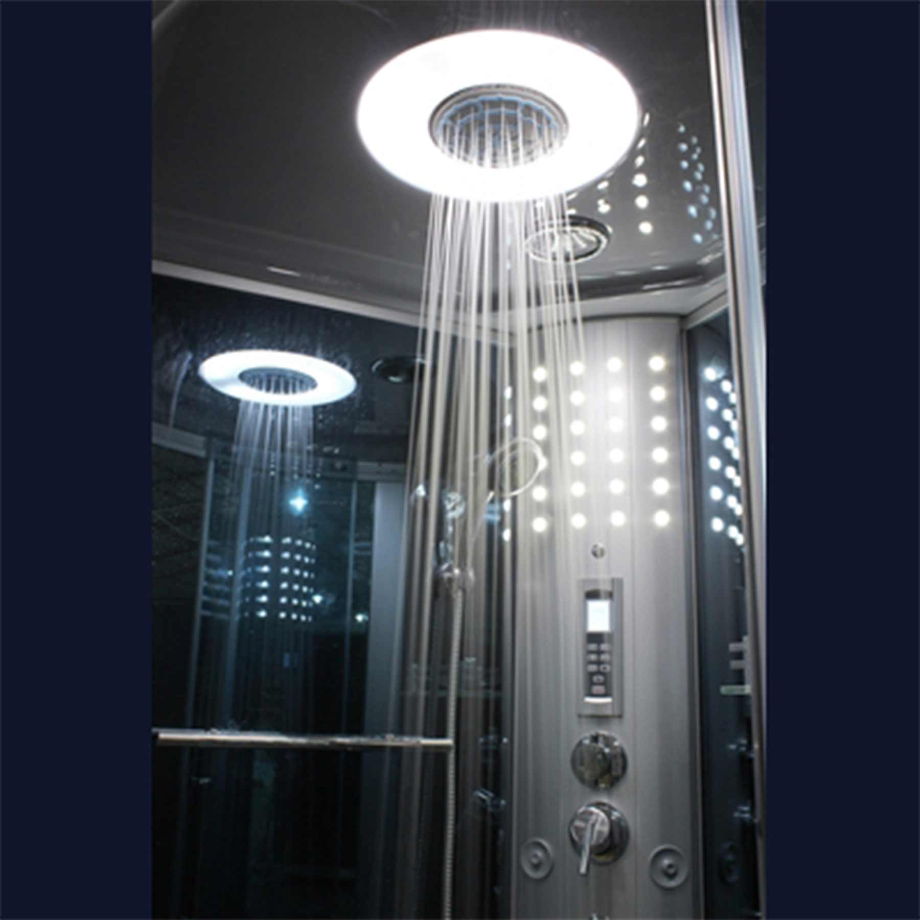 Mesa WS-801L 42L x 42W x 85H 1 Person Walk In Steam Shower - Image 4