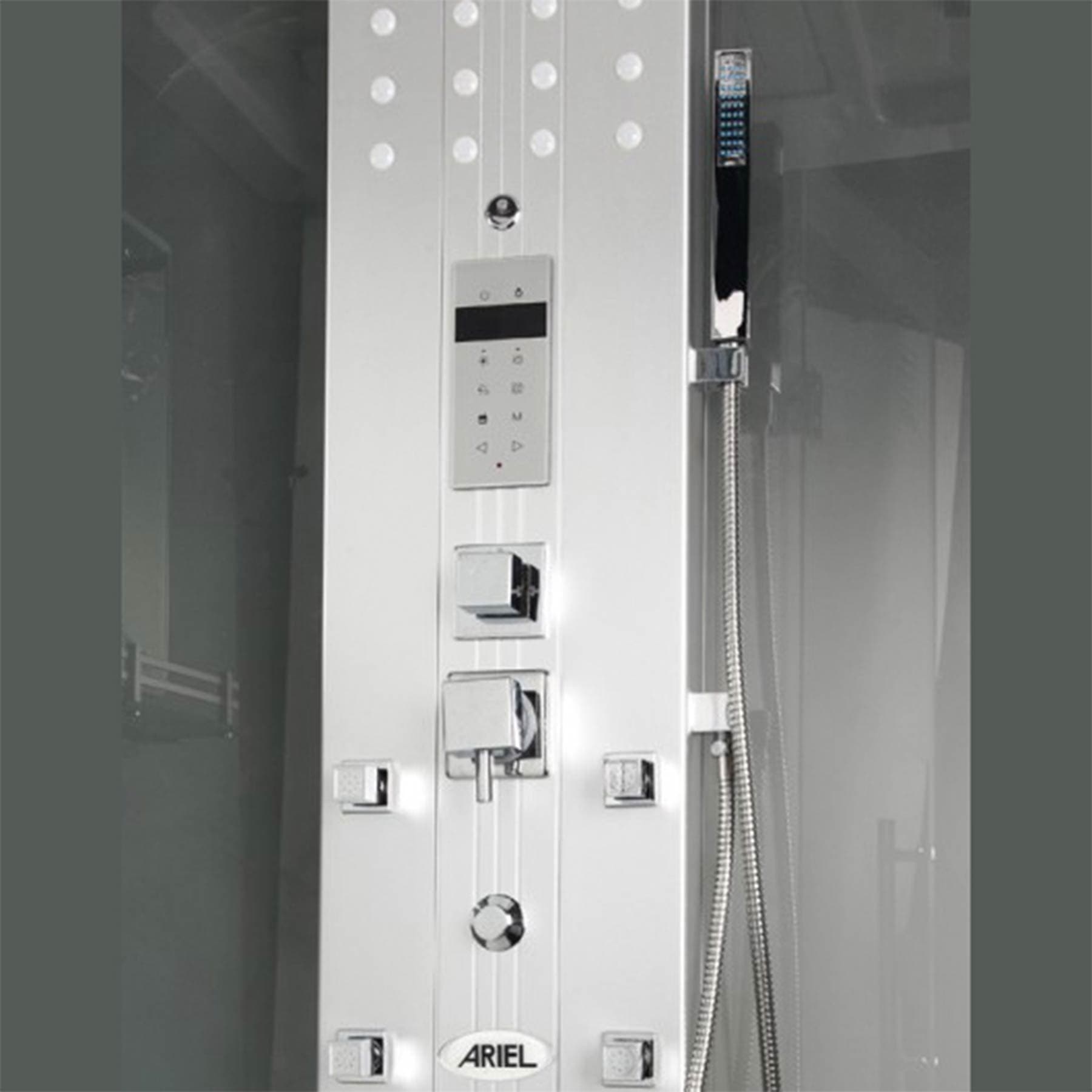 Mesa WS-300 47L x 35W x 85H 1 Person Walk In Steam Shower - Image 3