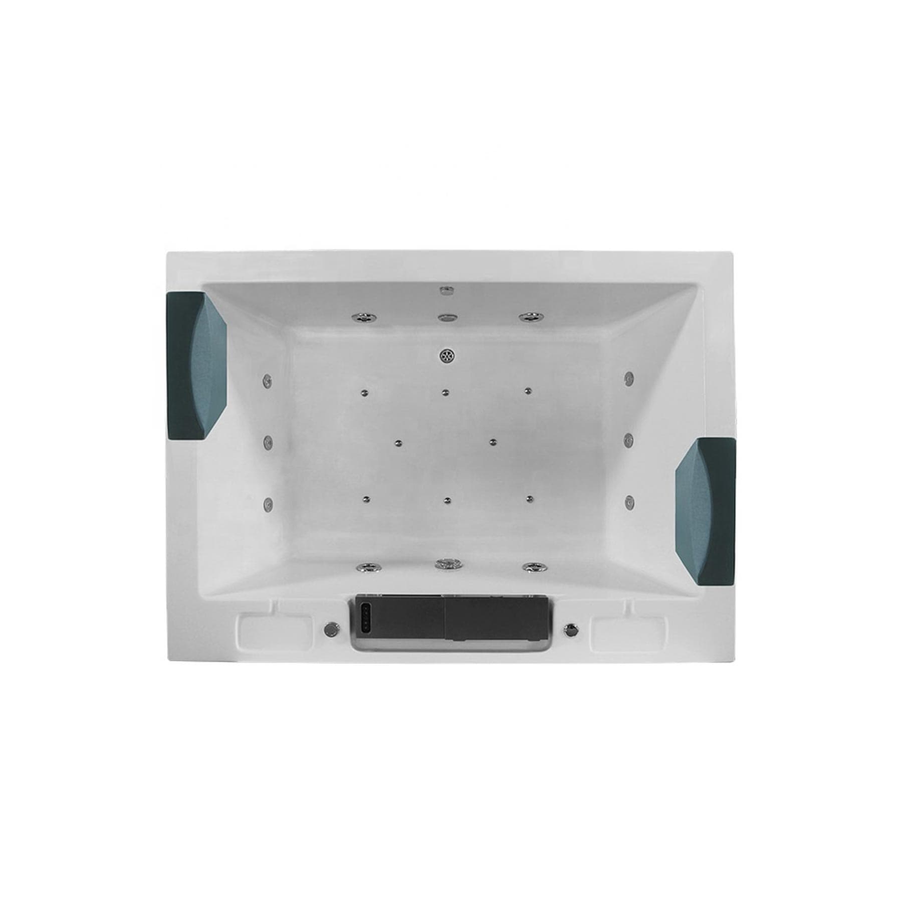 Mesa Grandios 2 Person 12 Jetted Rectangular Whirlpool Bathtub - Image 2