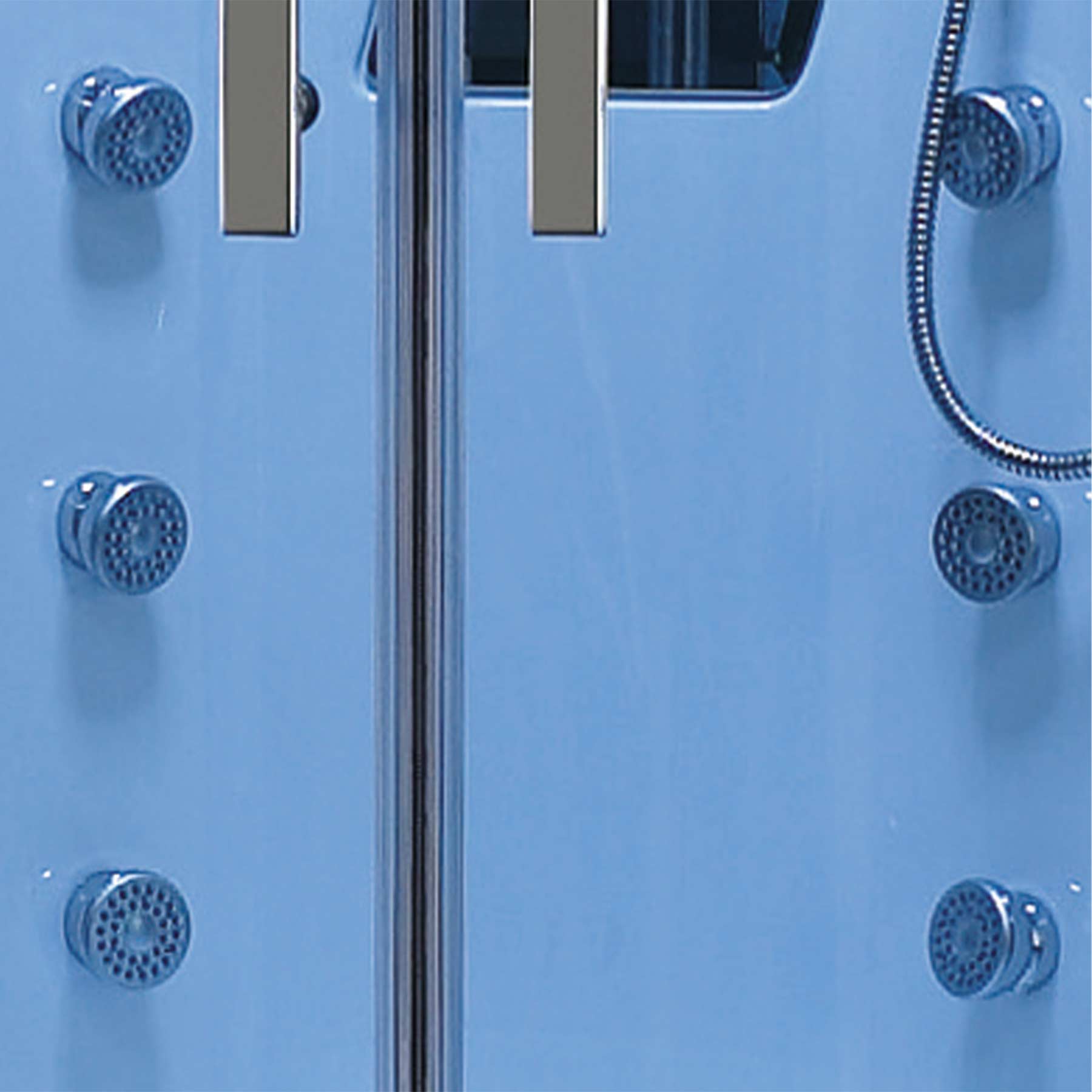 Mesa WS-600P 55L x 55W x 87H 1 Person Jetted Tub Steam Shower - Image 5