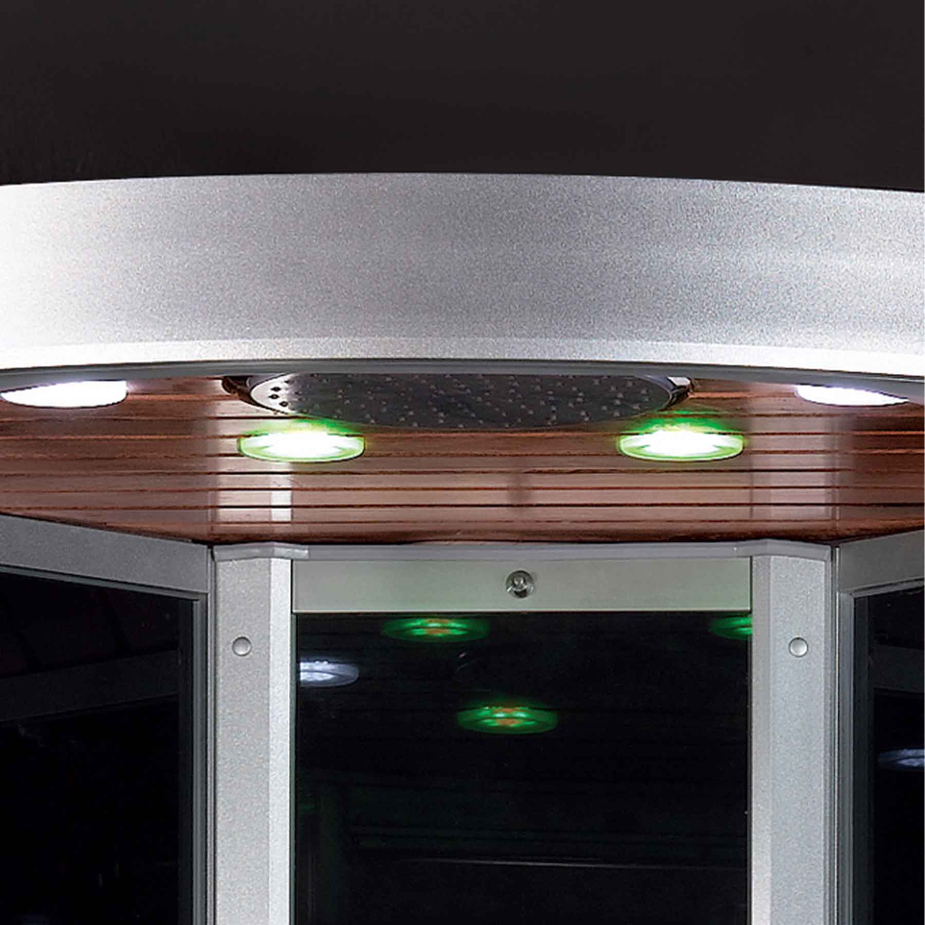 Platinum DZ963F8 39L x 39W x 89H 1 Person Corner Steam Shower - Image 2