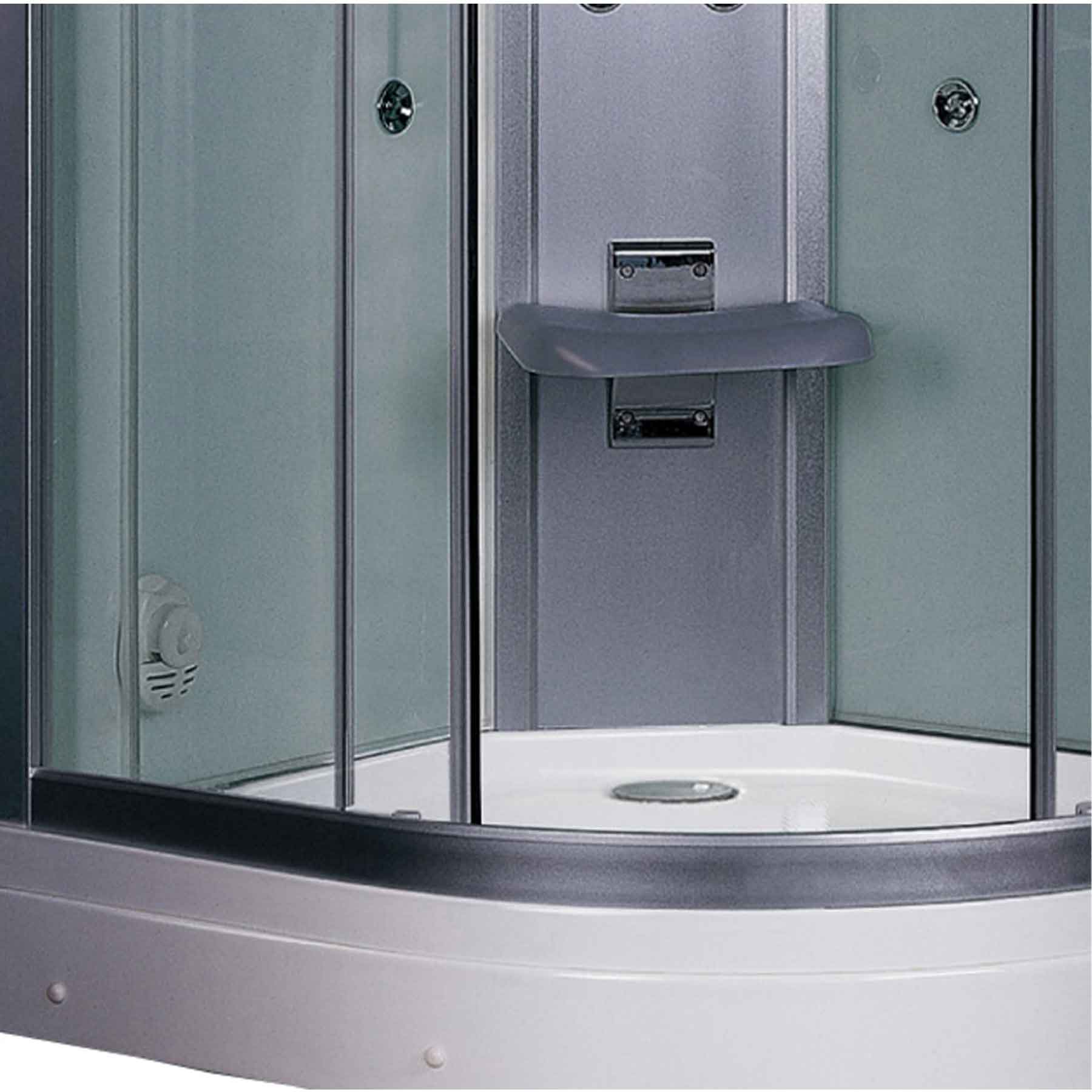 Platinum DZ934 35L x 35W x 87H 1 Person Walk In Steam Shower - Image 3
