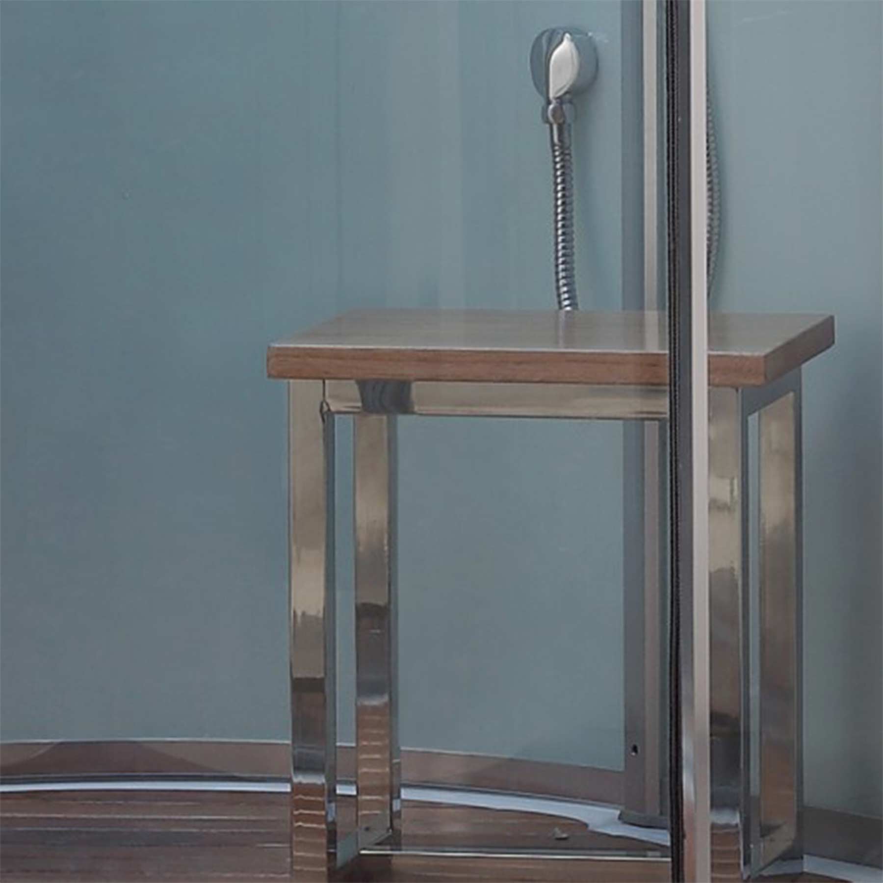 Platinum DZ963F8 39L x 39W x 89H 1 Person Corner Steam Shower - Image 3