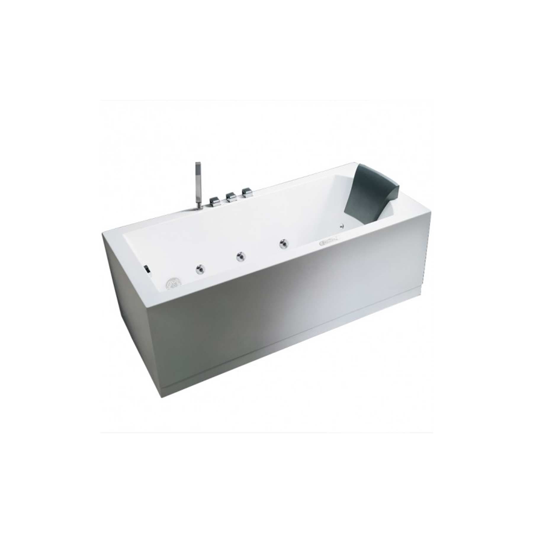 Platinum Elegant 154 70L x 32W x 25H 1 Person Whirlpool Bathtub - Image 1