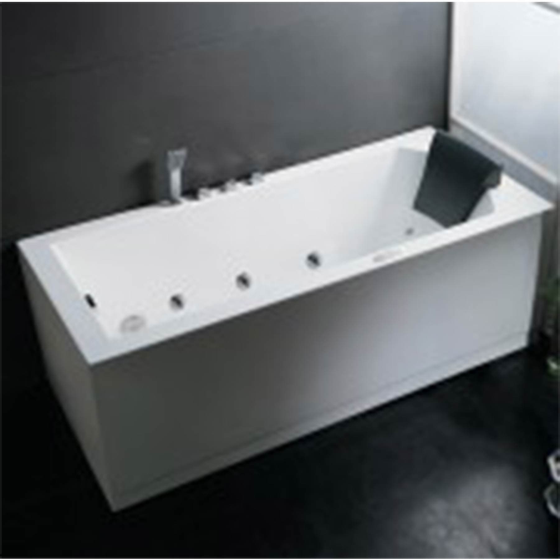 Platinum Elegant 154 70L x 32W x 25H 1 Person Whirlpool Bathtub - Image 5
