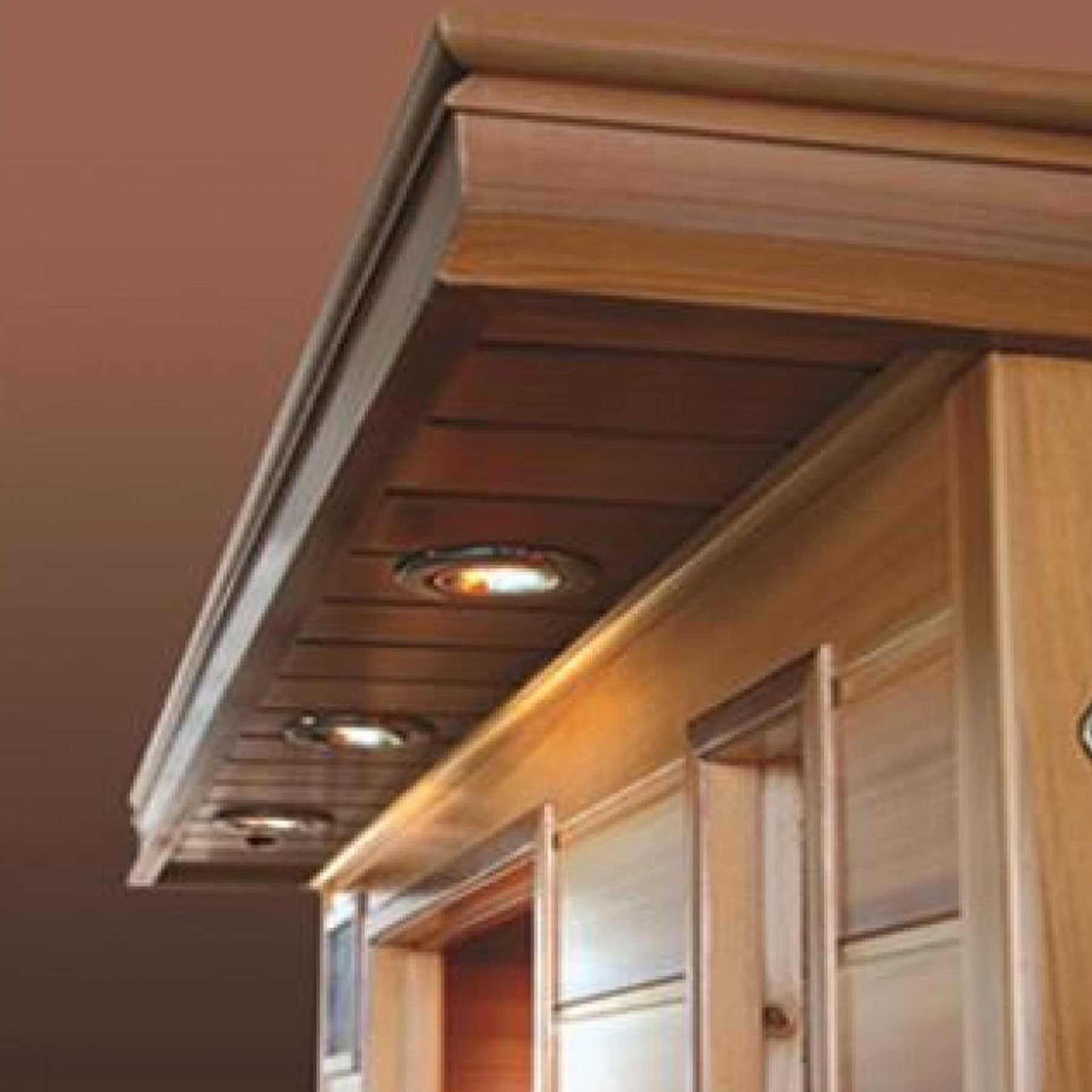 Sunray Heathrow 2 Person Nano Hemlock Indoor Infrared Sauna - Image 2