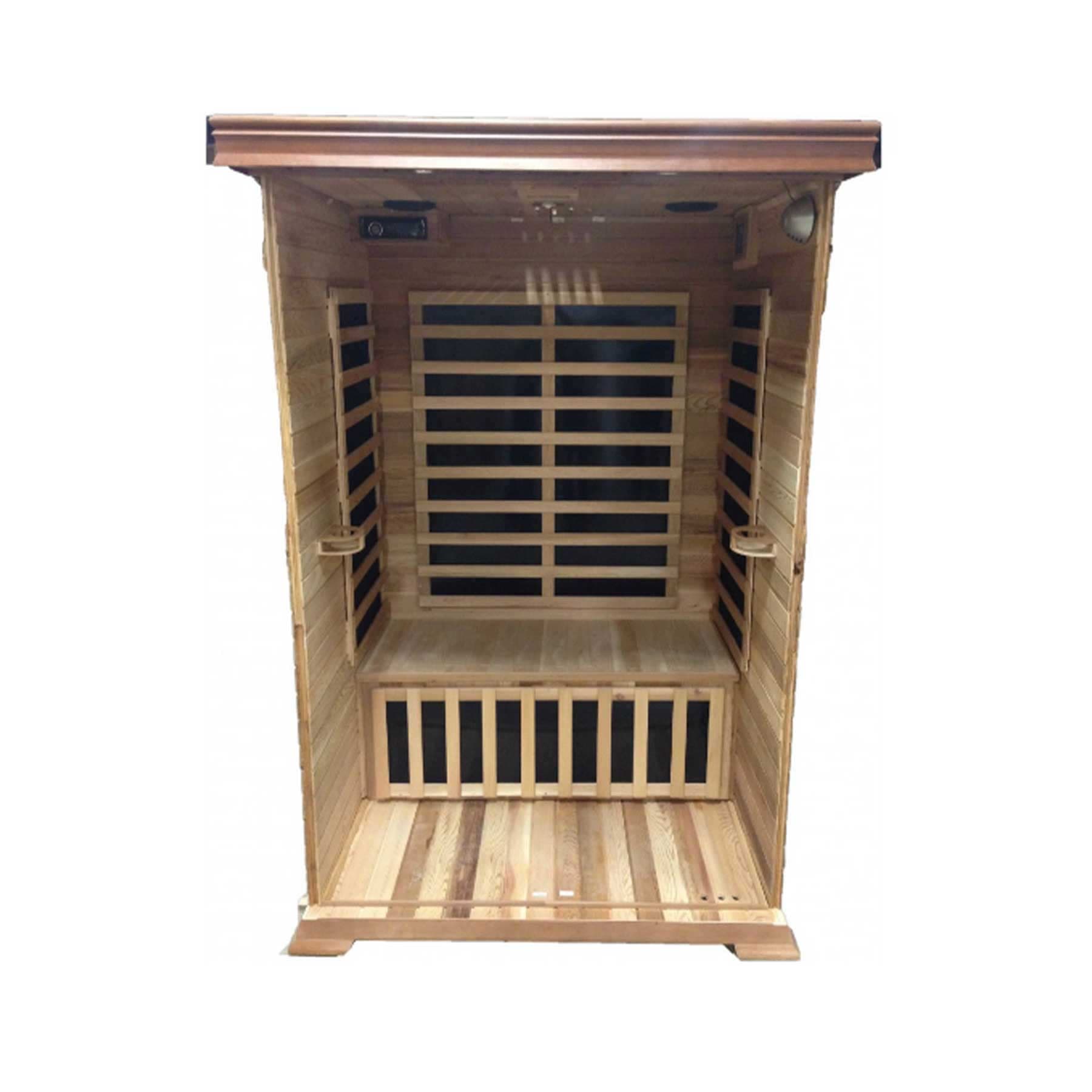 Sunray Cordova 2 Person Nano Cedar Indoor Infrared Sauna - Image 2