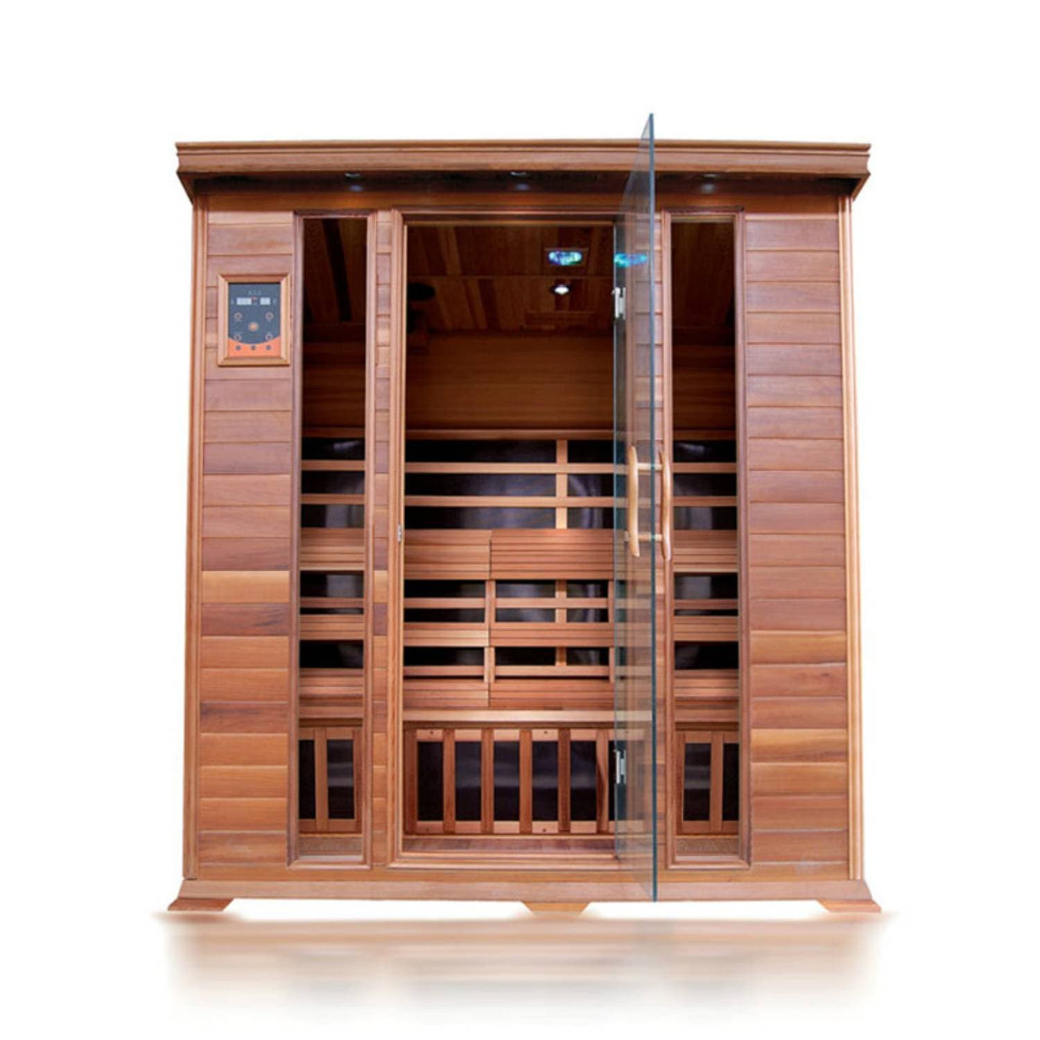 Sunray Sequoia 4 Person Nano Cedar Indoor Infrared Sauna