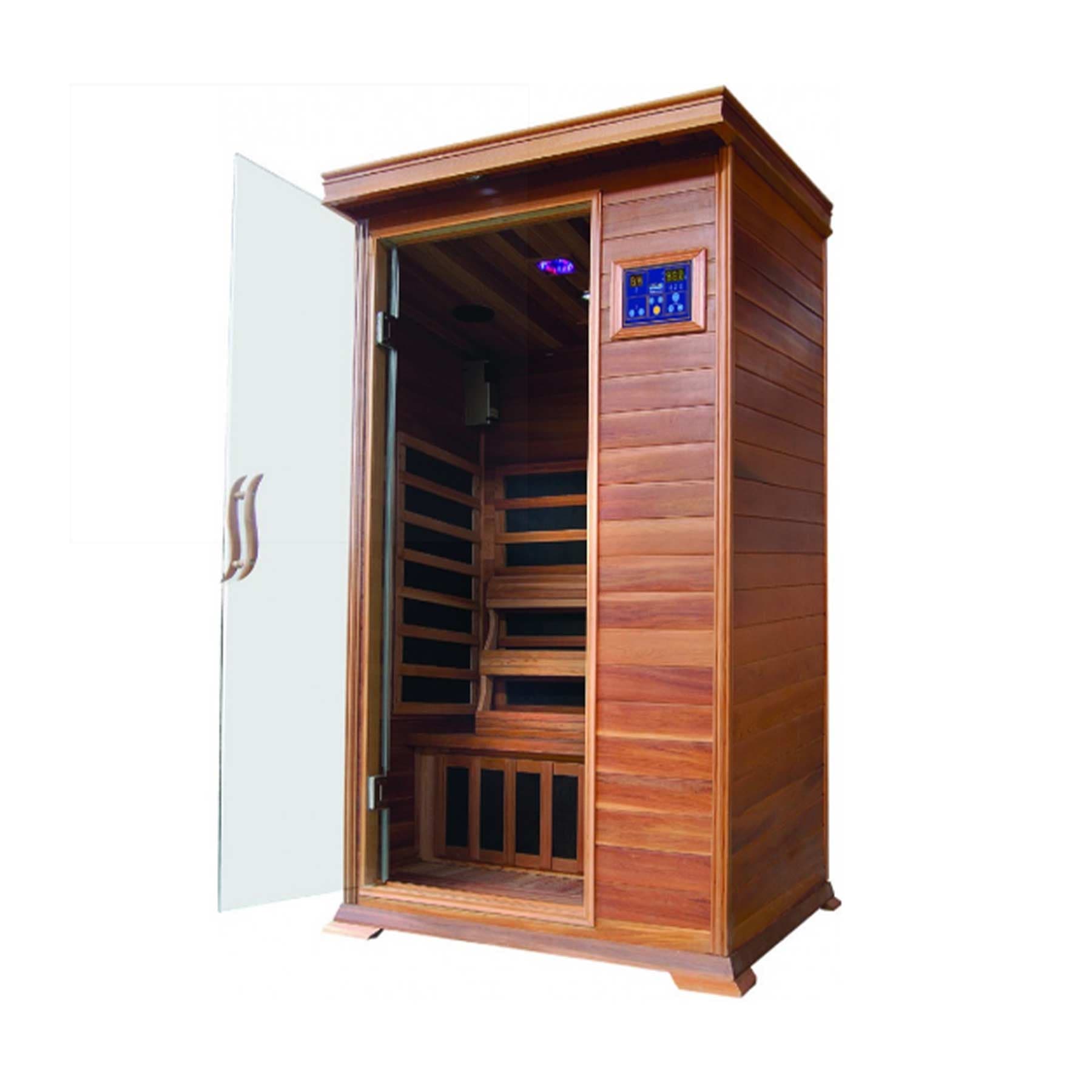 Sunray Sedona 1 Person Nano Cedar Indoor Infrared Sauna - Image 7