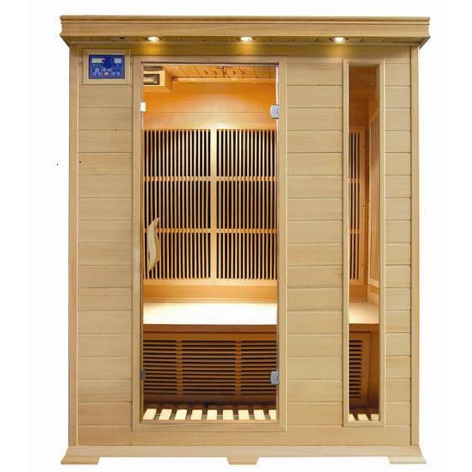 Sunray Aspen 3 Person Nano Hemlock Indoor Infrared Sauna - Image 1