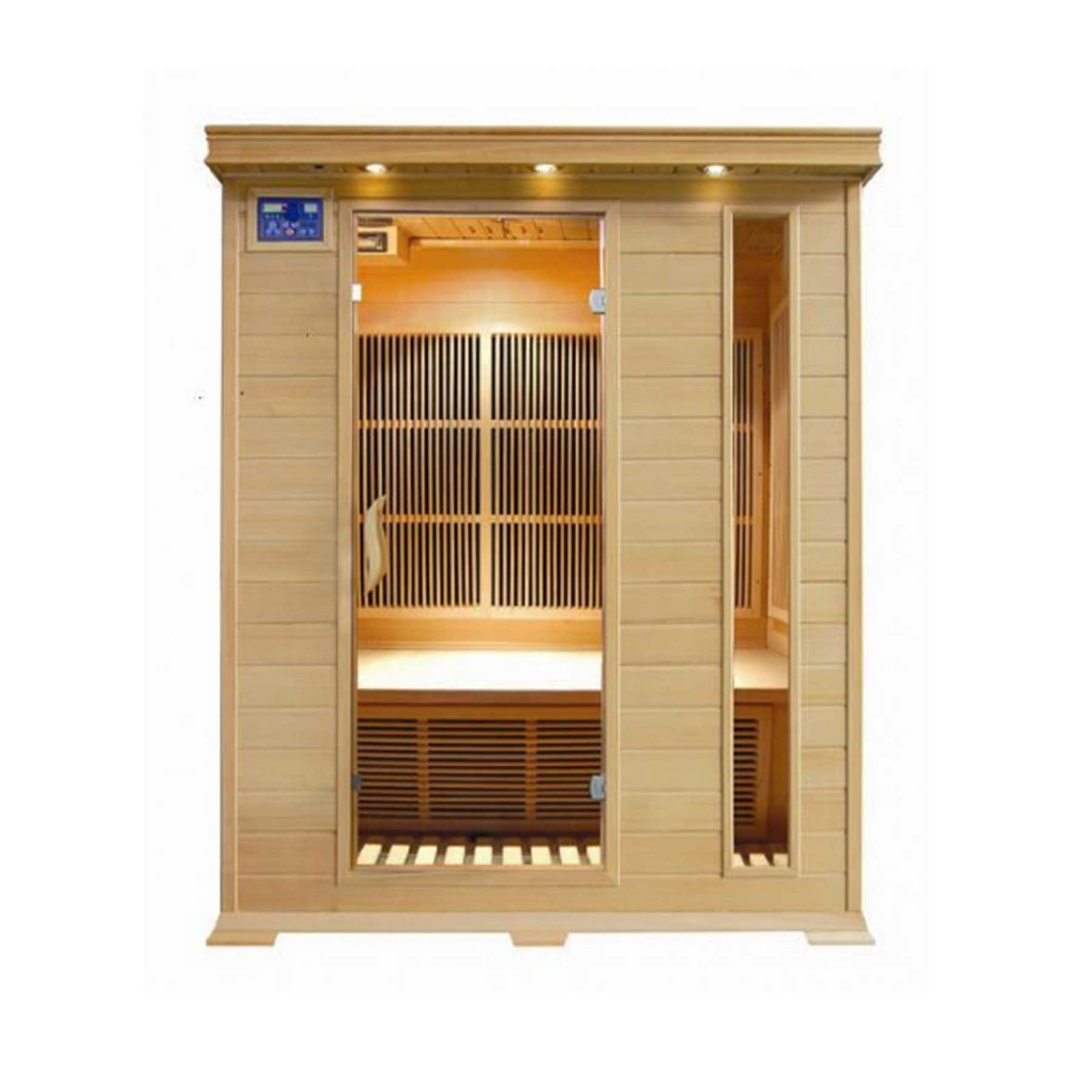 Sunray Aspen 3 Person Nano Hemlock Indoor Infrared Sauna - Image 7