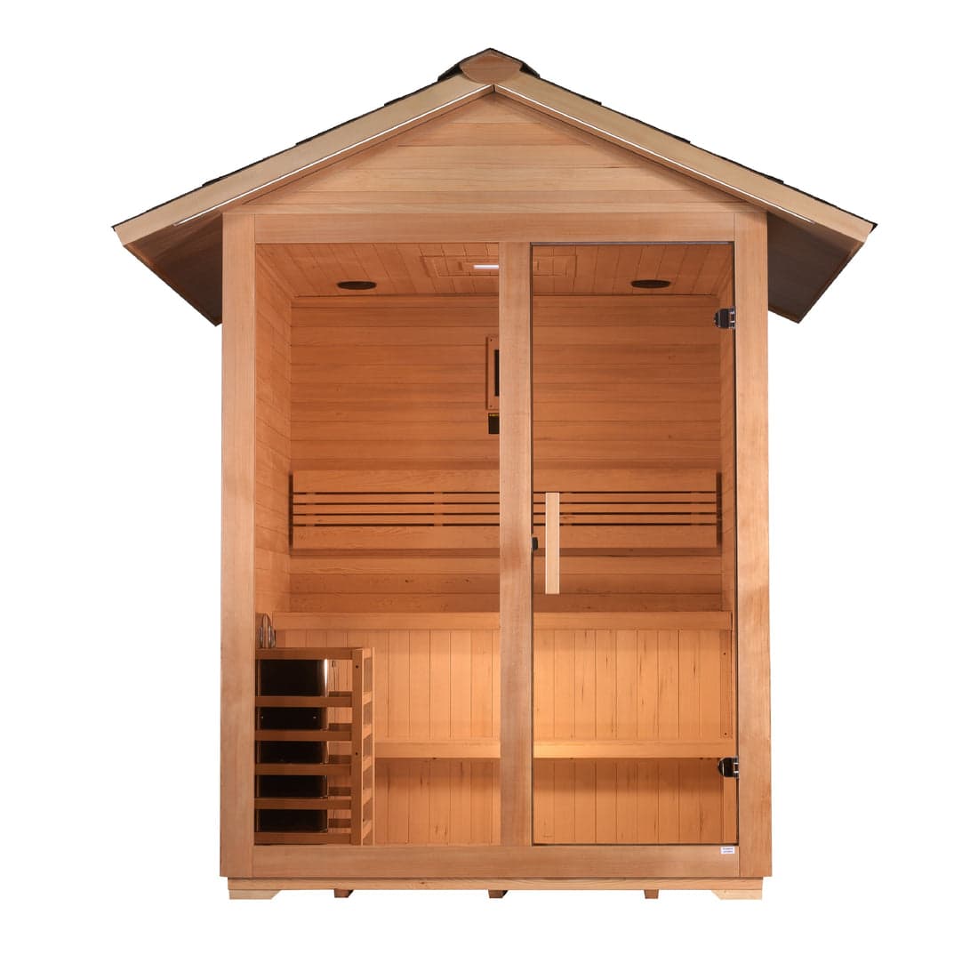 Golden Designs Arlberg 3 Person Outdoor Traditional Sauna - image 3