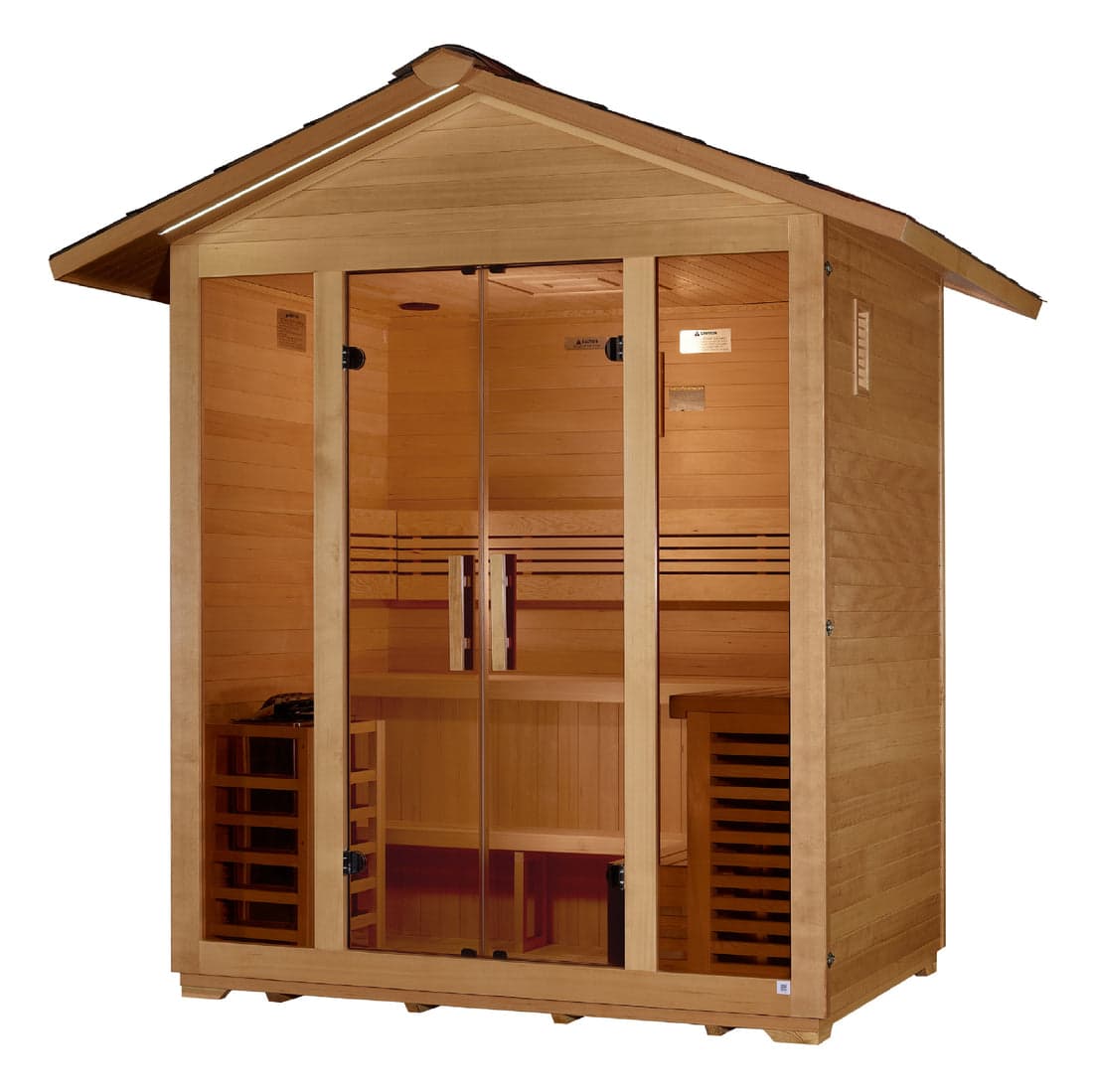 Golden Designs Vorarlberg 5 Person Outdoor Traditional Sauna