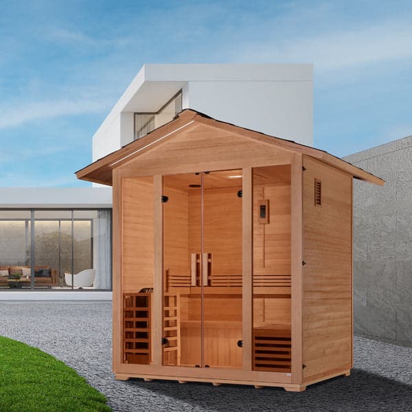 Golden Designs Vorarlberg 5 Person Outdoor Traditional Sauna - image 3