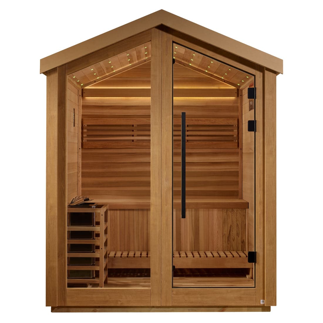Golden Designs Savonlinna 3-4 Person Outdoor Traditional Sauna - image 3